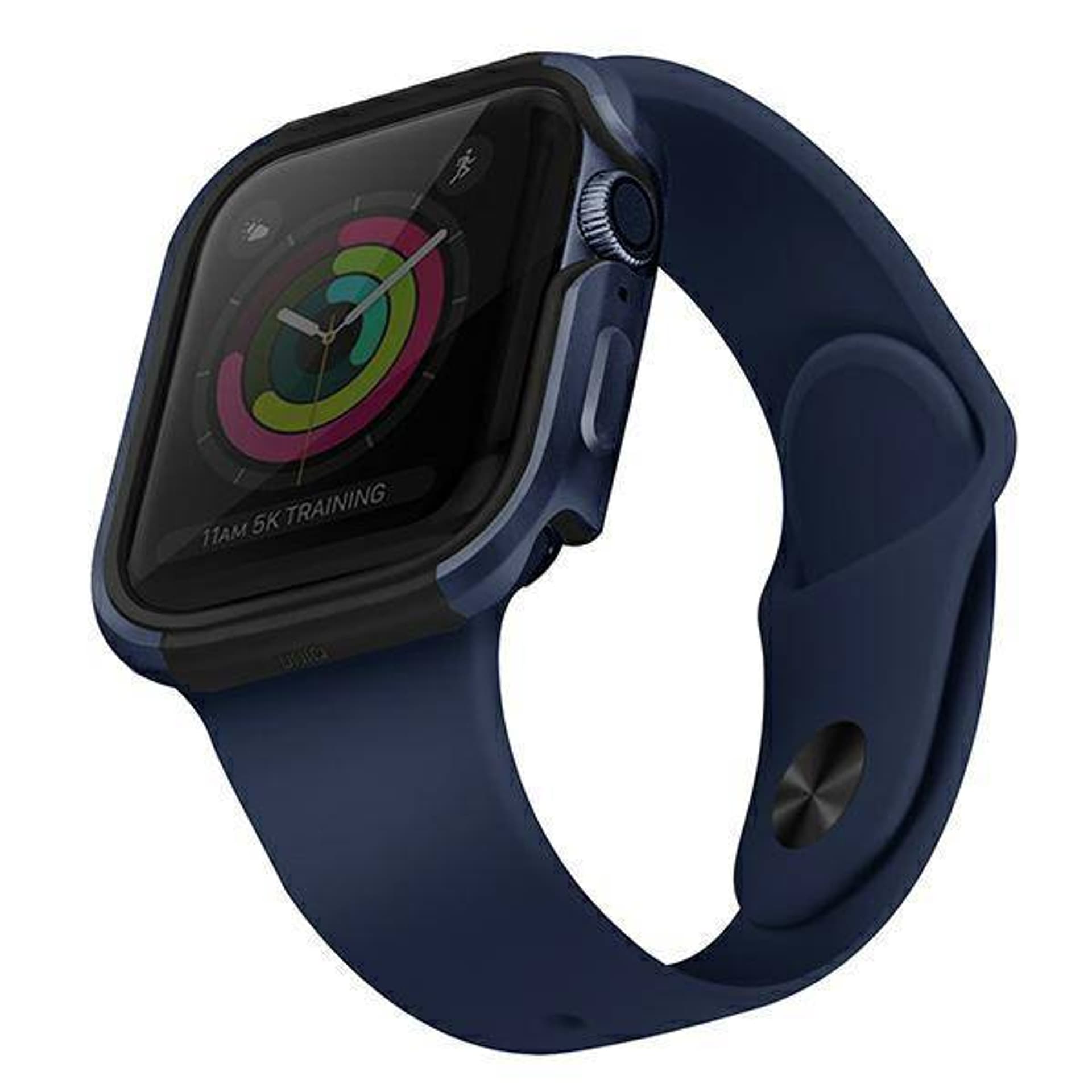 

UNIQ etui Valencia Apple Watch Series 4/5/6/SE 40mm. niebieski/atlantic blue