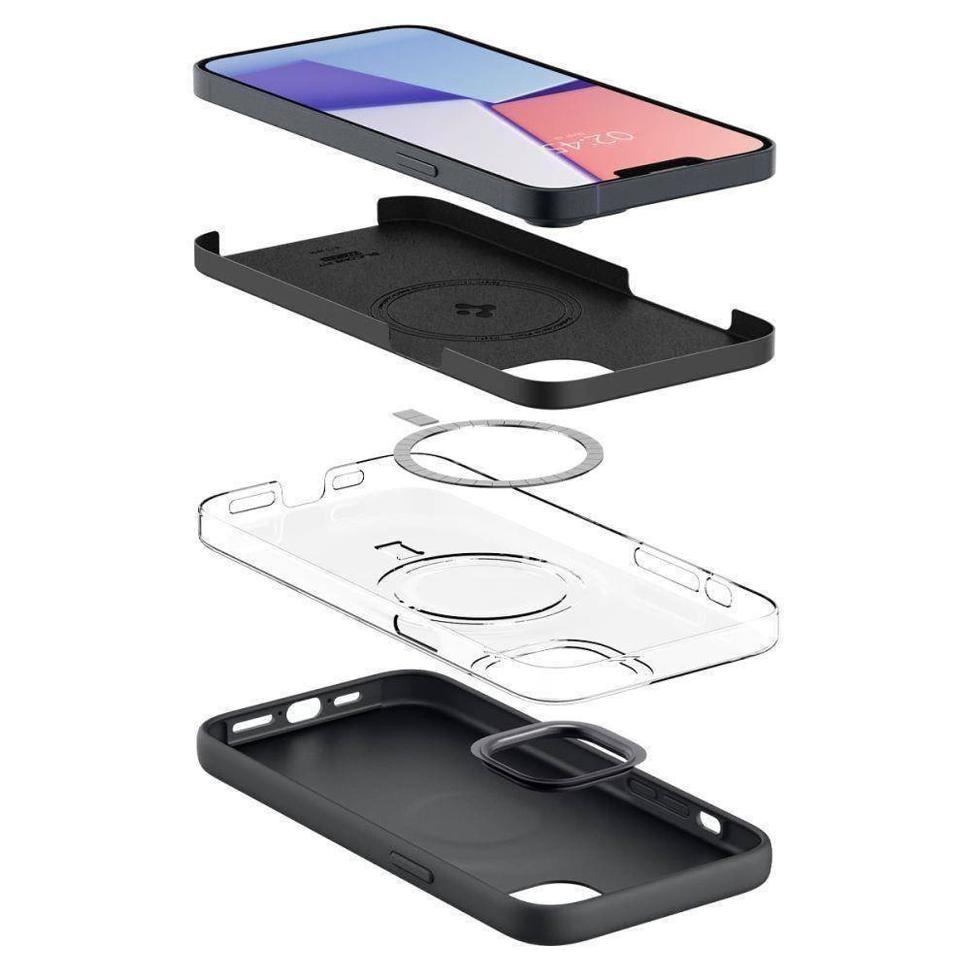 

Spigen Silicone Fit iPhone 14 MAG Magsafe czarny/black ACS05067