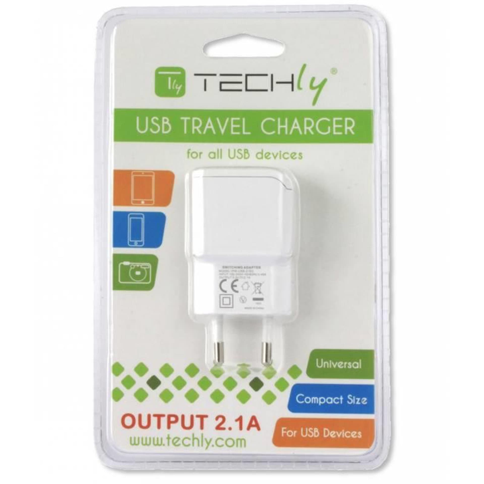 

Ładowarka TECHLY 022373(1x USB Typ A\2100mA\5V)