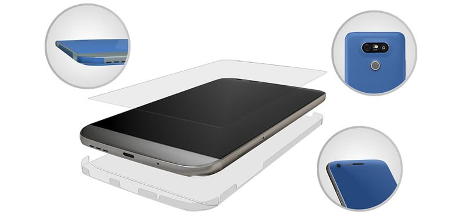 

FOLIA NA CAŁY TELEFON INVISIBLE ARC 3D 3MK LG G5