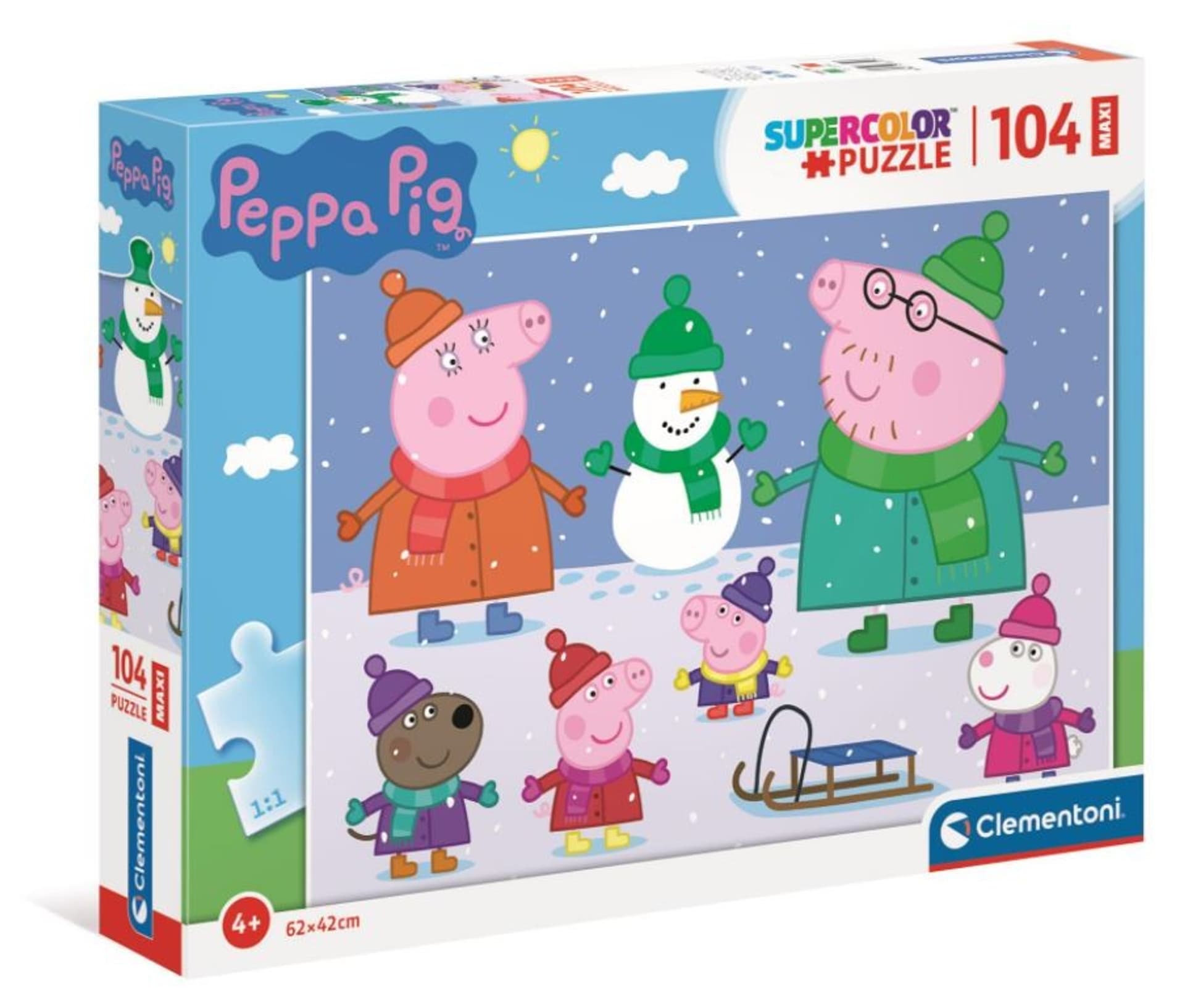 

Puzzle 104 elementy Maxi Świnka Peppa