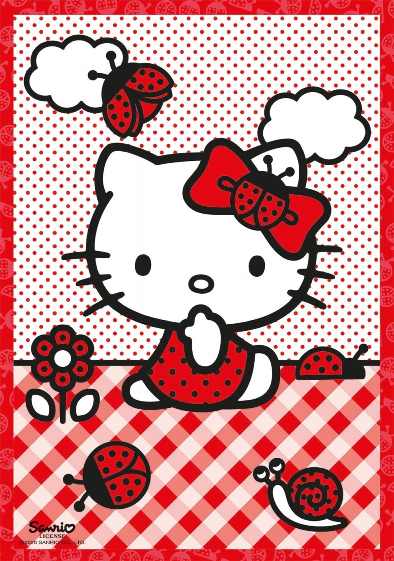 

Puzzle 104 elementy + Model 3D Hello Kitty