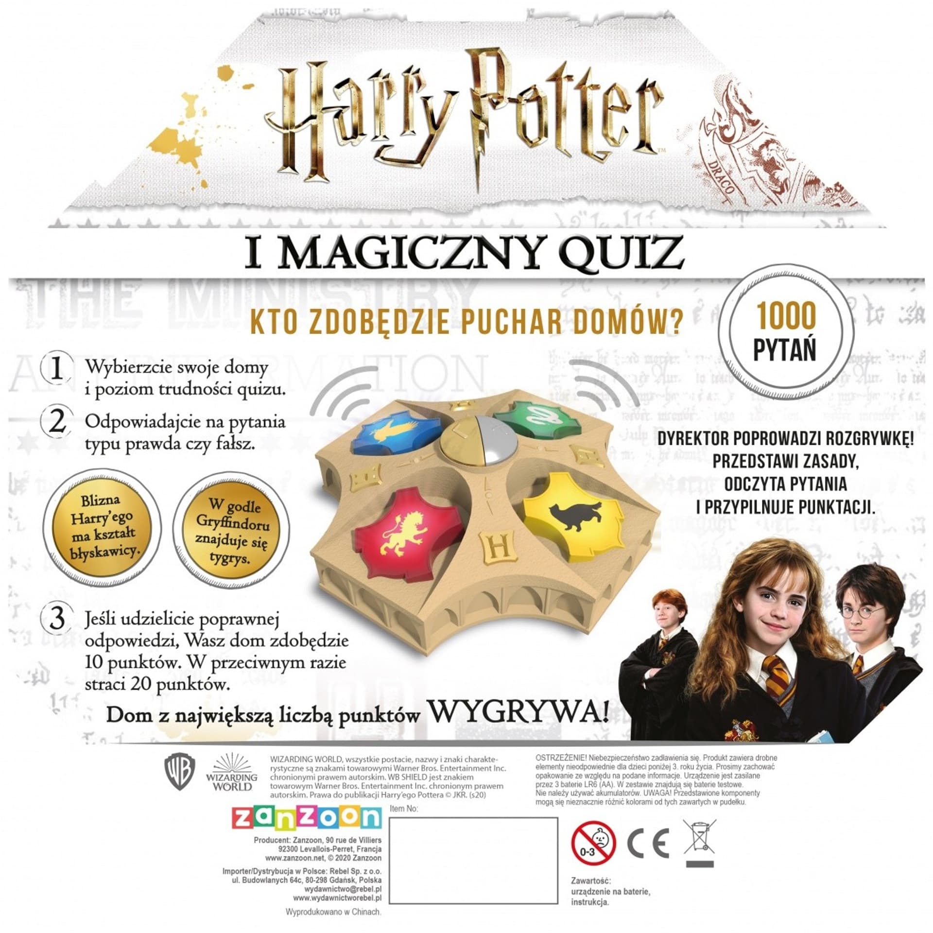 

Gra Harry Potter i Magiczny Quiz