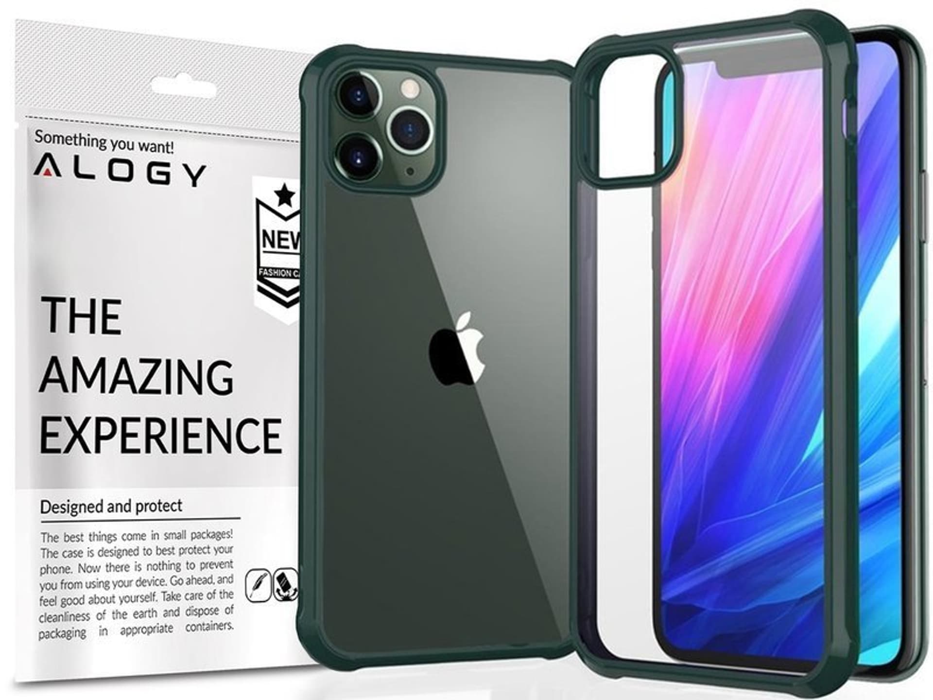 

Etui Alogy Bumper Armor do Apple iPhone 11 Pro Max zielone