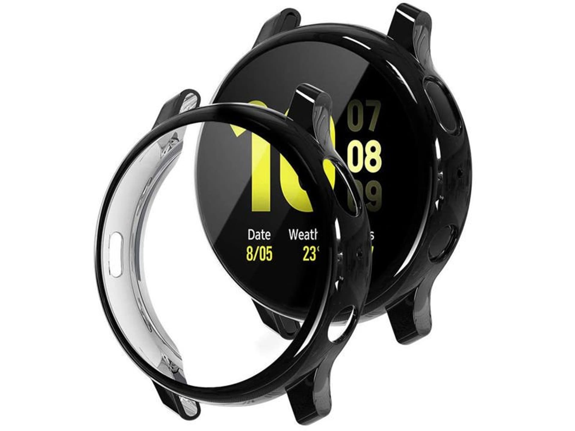 

Etui silikonowe Alogy case do Galaxy Watch Active 2 44mm Czarne