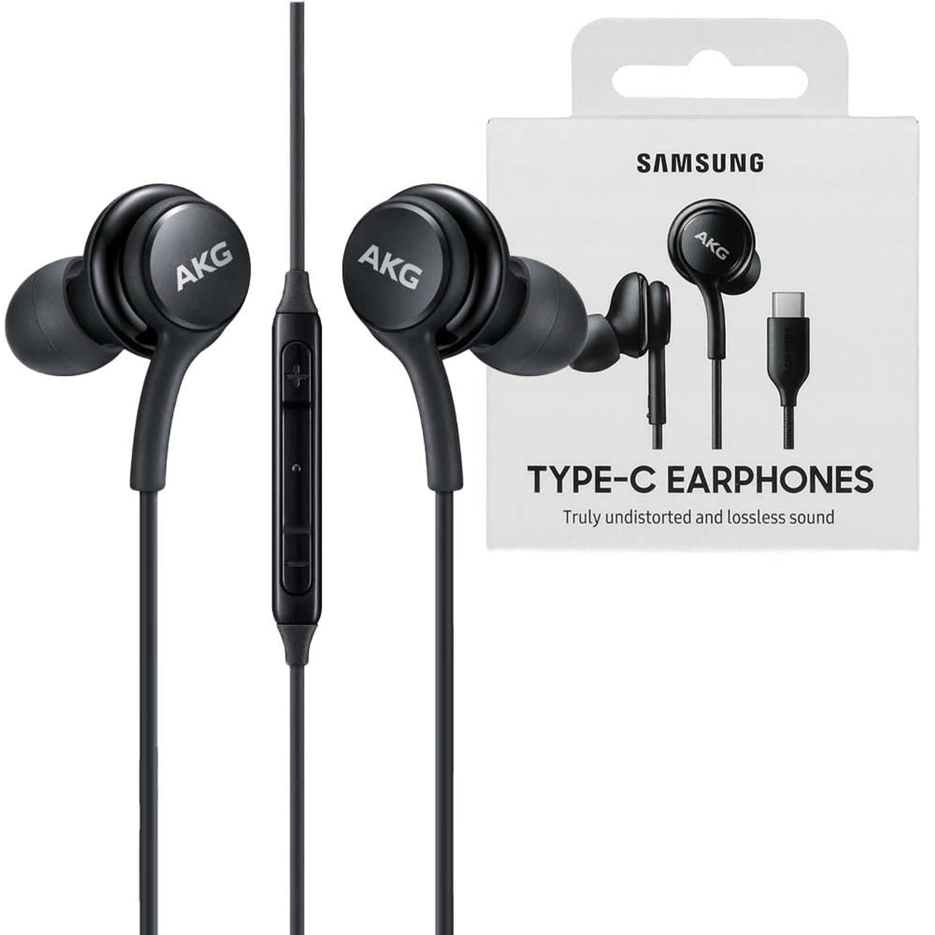 

Zestaw stereo Samsung EO-IC100BB AKG czarne/black USB-C