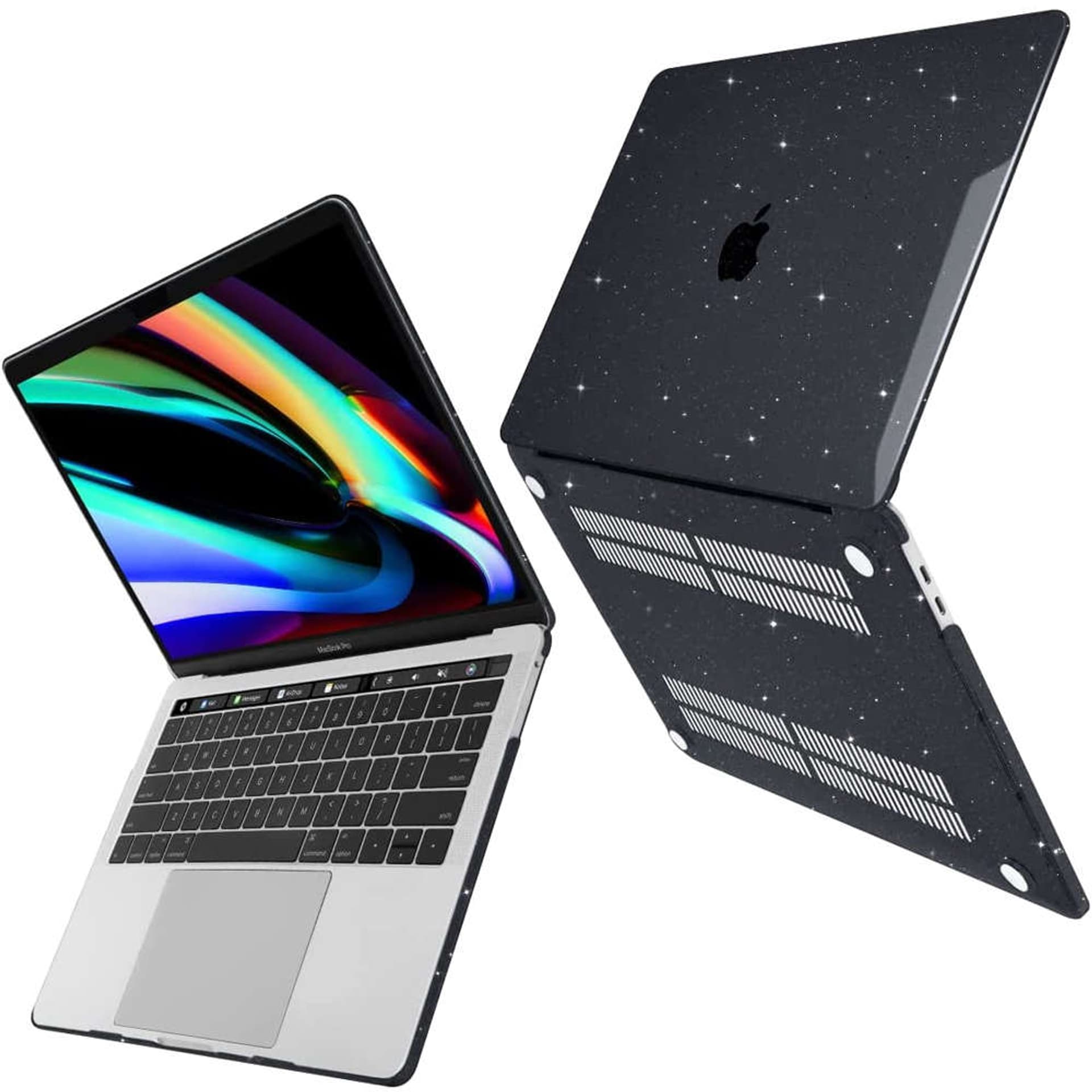 

Etui obudowa Alogy Hard Case do Apple MacBook Pro 13 2016-2020 Glitter Black