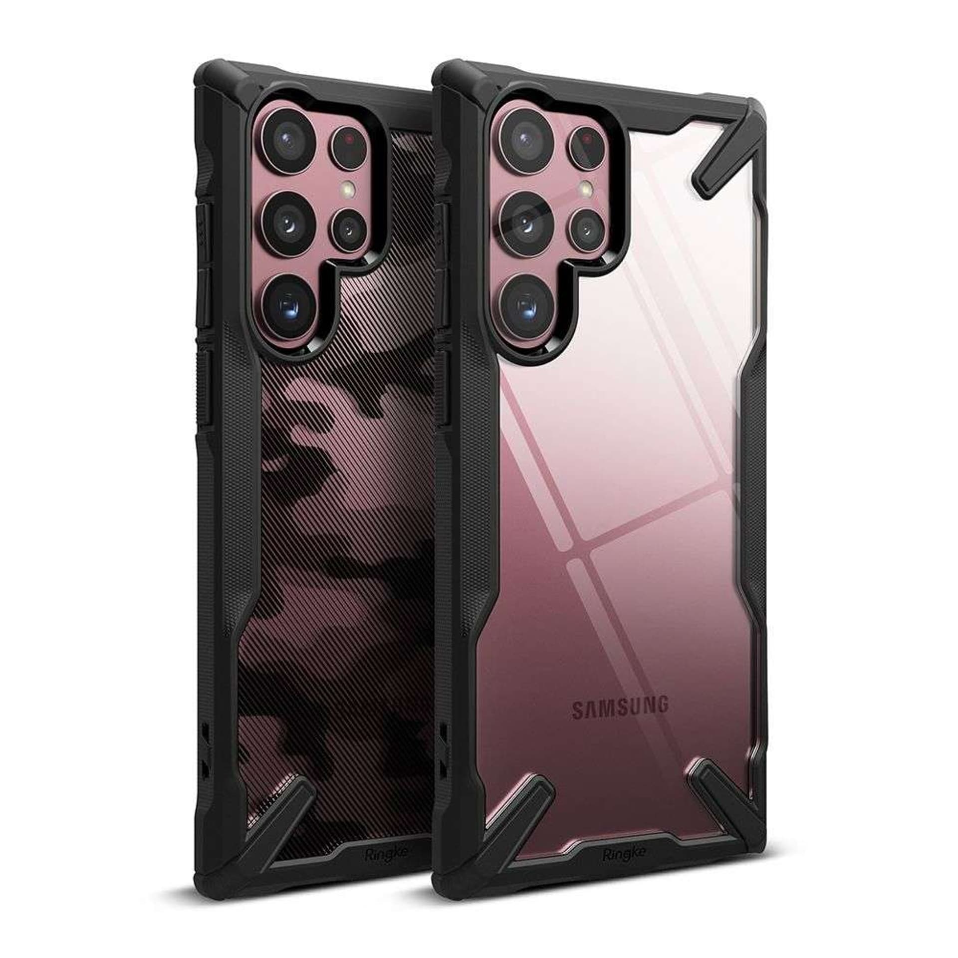 

Etui Ringke Fusion X do Samsung Galaxy S22 Ultra Camo Black