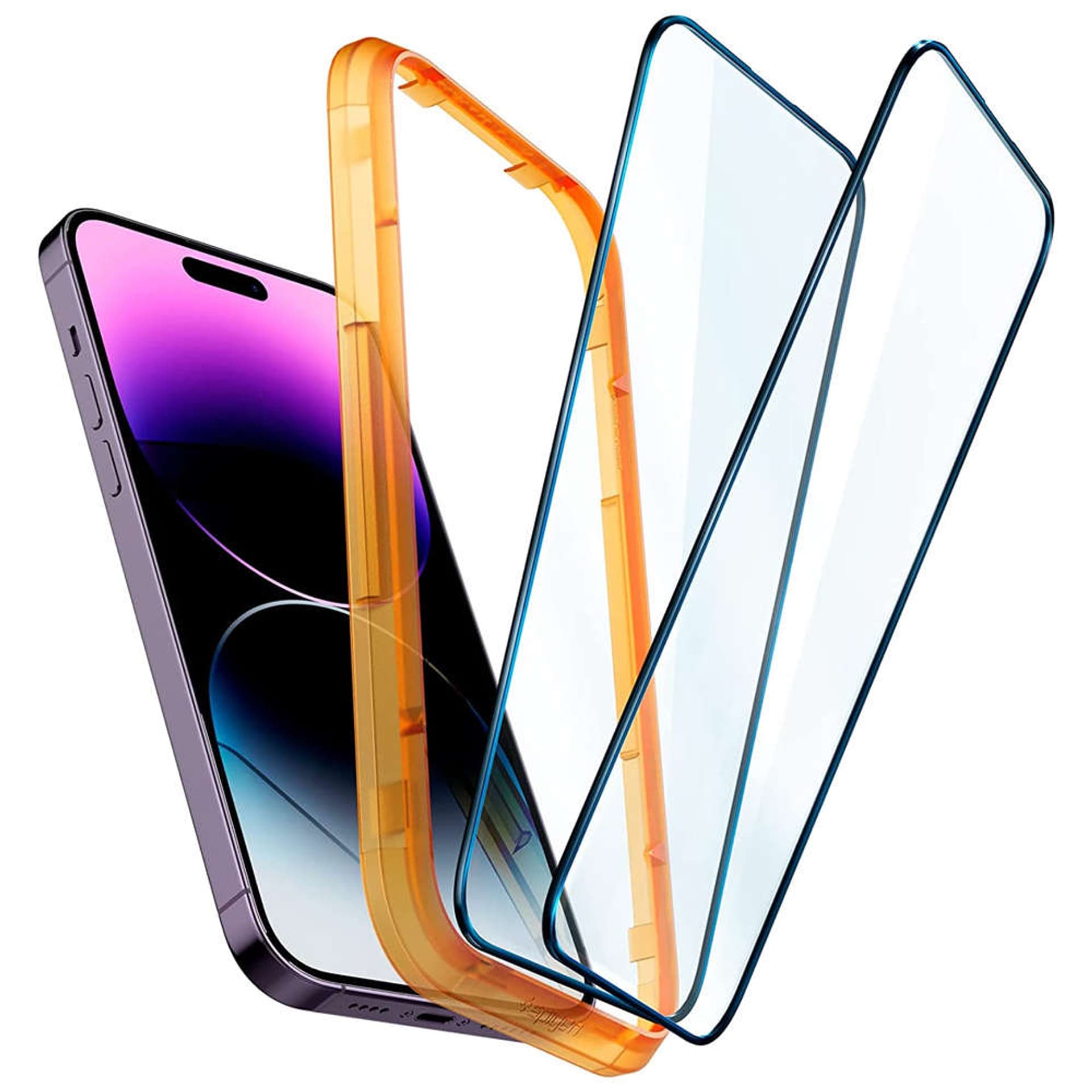 

2x Szkło hartowane Spigen ALM Glass FC do Apple iPhone 14 Pro Black