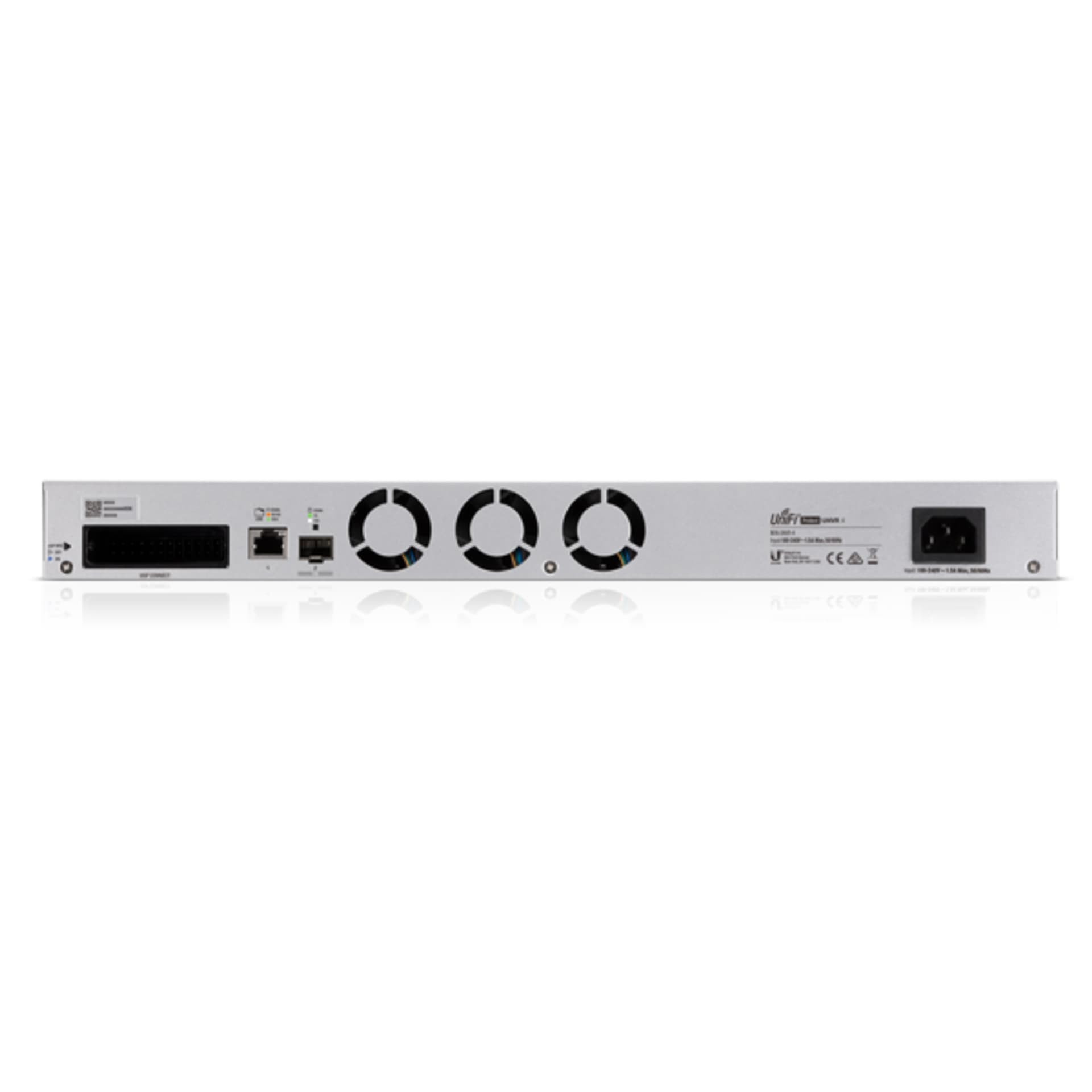 

UBIQUITI UNIFI 4BAY NETWORK VIDEO RECORDER UNVR SLOTS FOR 4x 8TB, 1x SFP+ 10G, RAID 1 OR RAID 5, UP TO 50 FULL HD CAMERAS