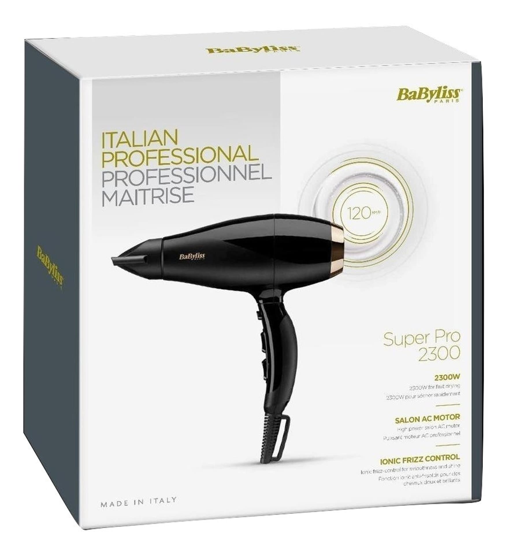 

Suszarka do włosów Babyliss 6714E (2300W; kolor czarny)