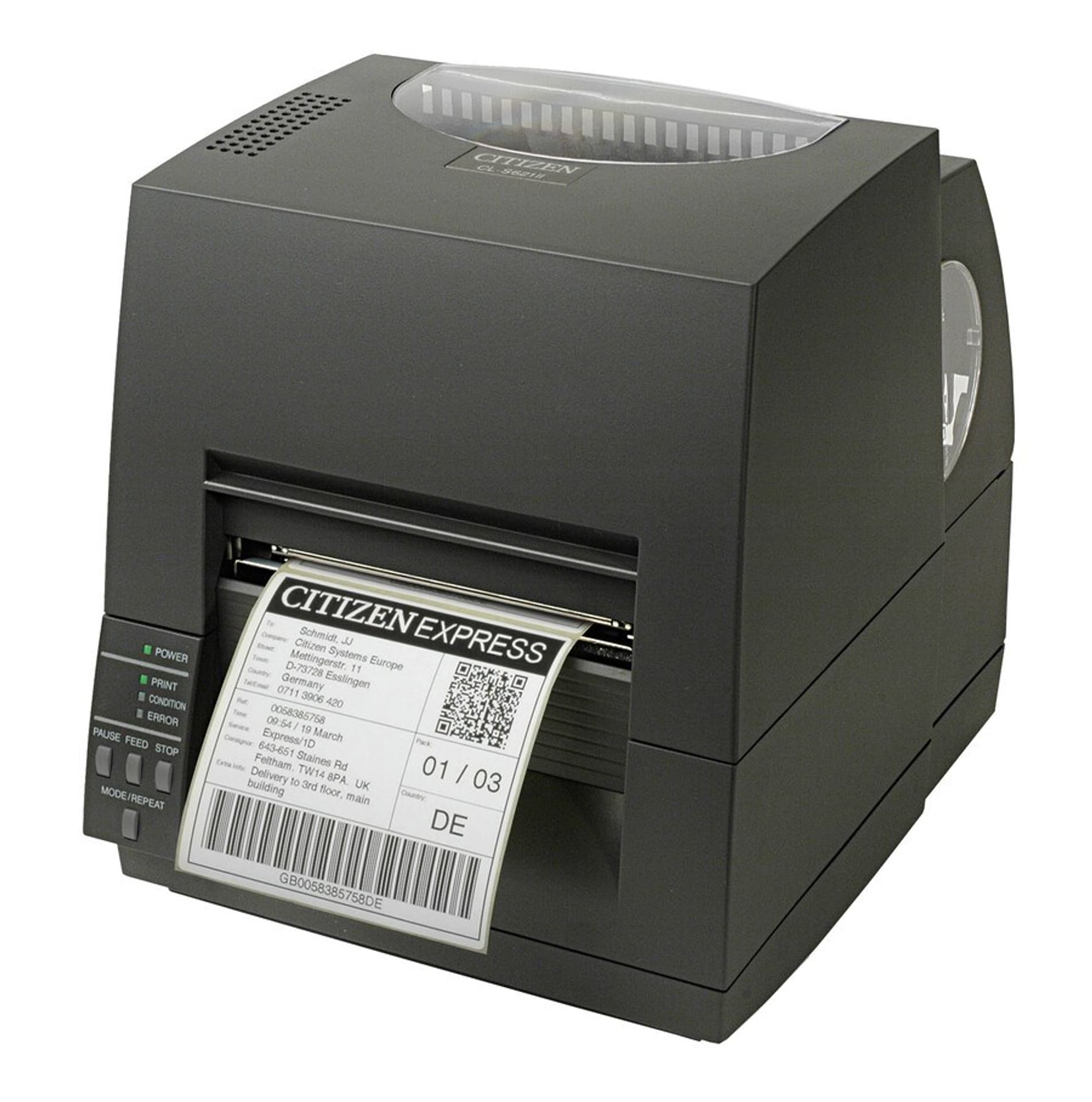 

Citizen-Drukarka etykiet CL-S621II/203dpi/termotran