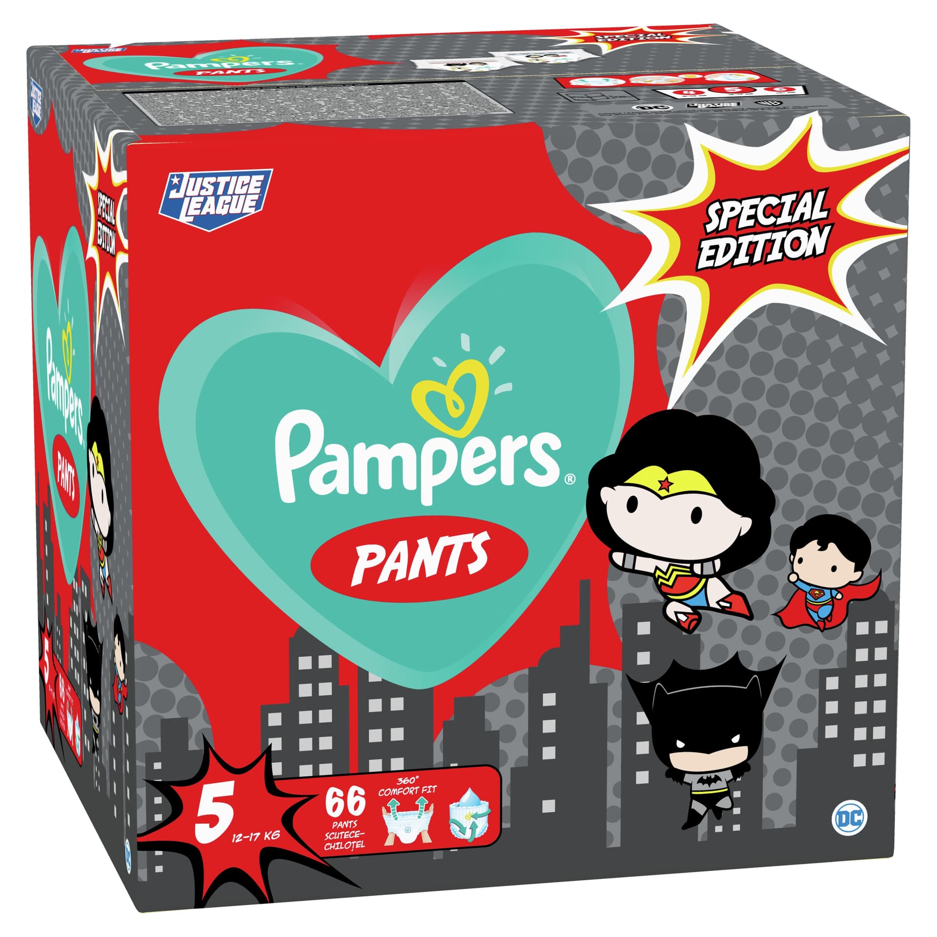 

PAMPERS Pieluchomajtki SpecialE Roz5, 12-17kg,66szt