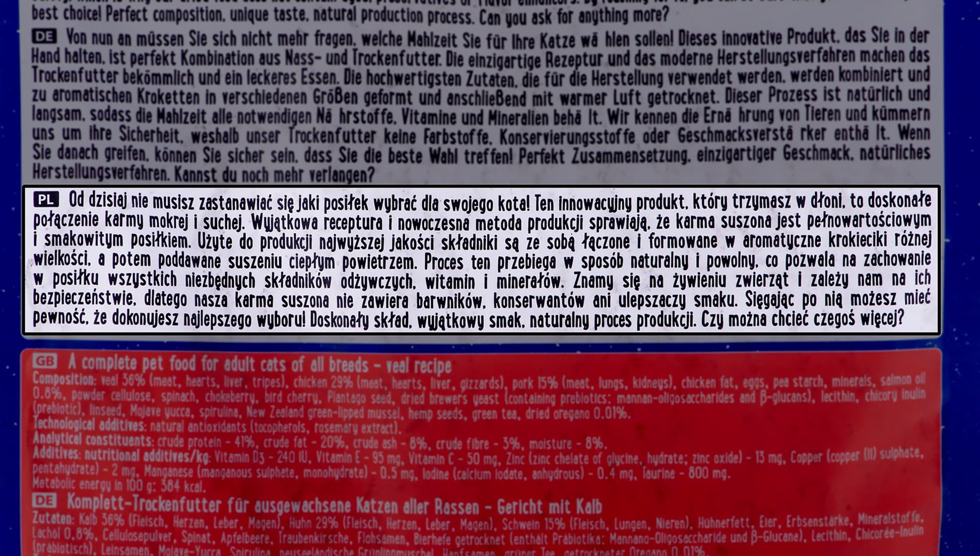 

Dolina Noteci Superfood Cielęcina 1KG dla kota
