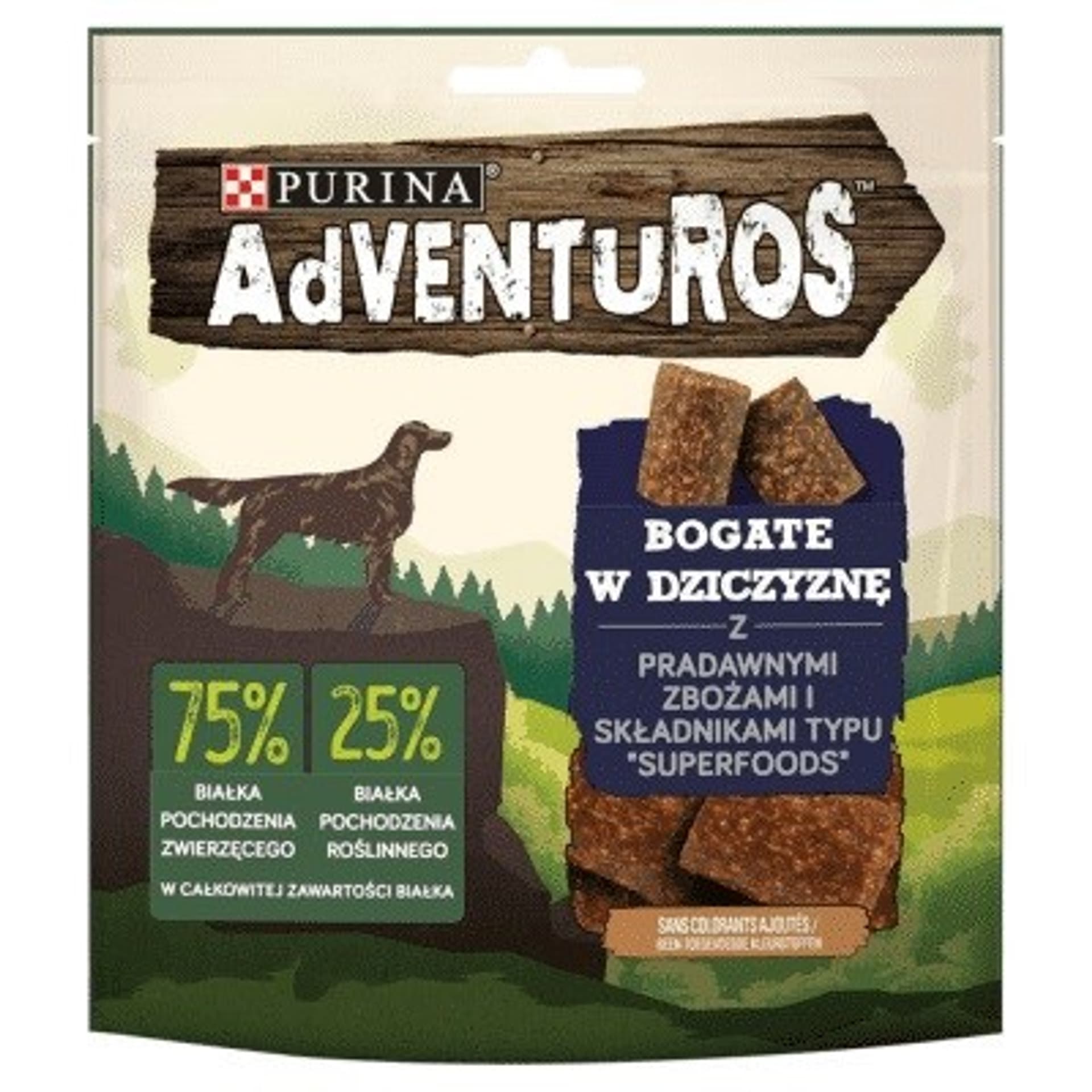 

Purina Adventuros Bogate w dziczyzne i prazboża 90g