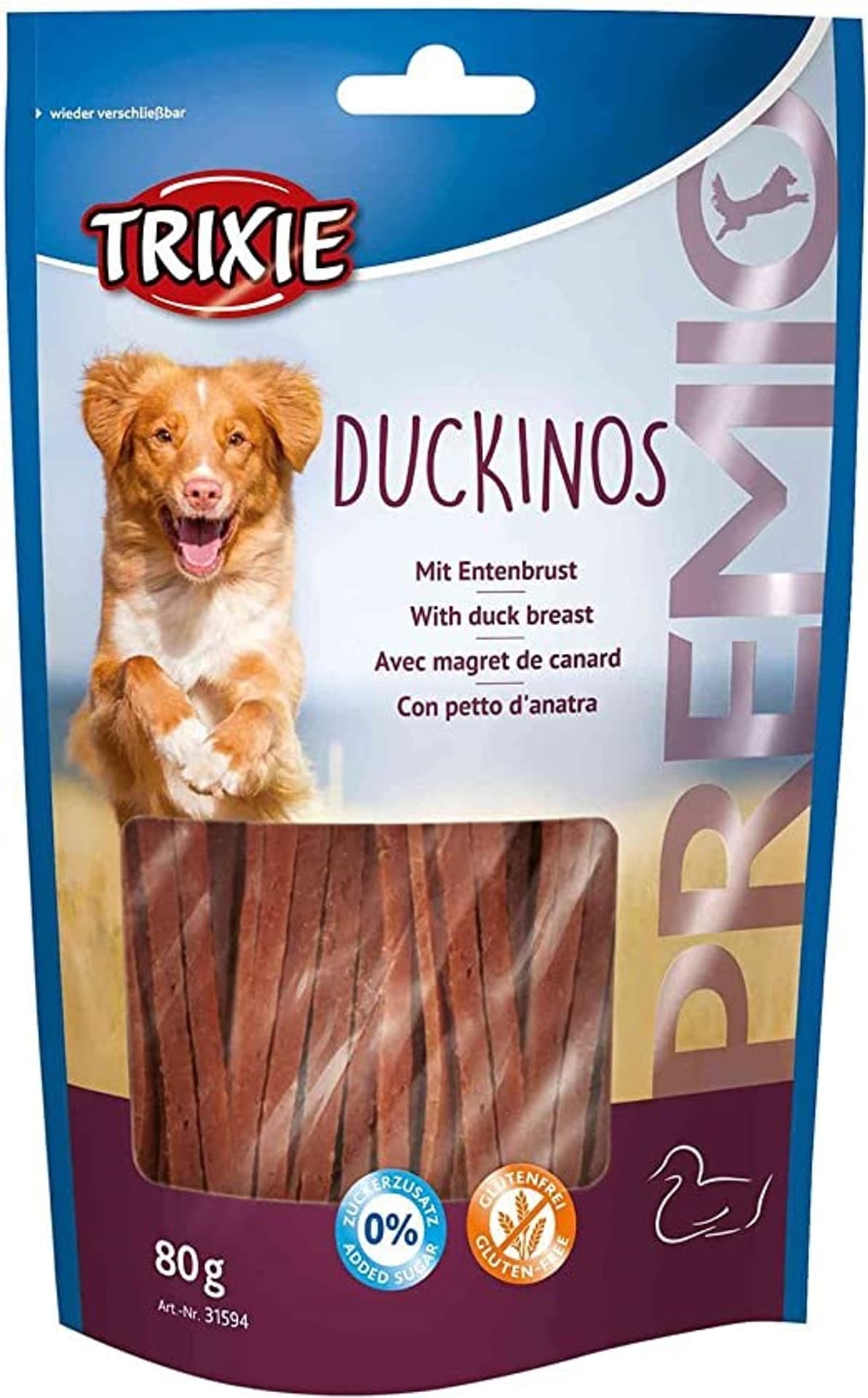 

SNACKI Premio z piersi kaczki , 80 g