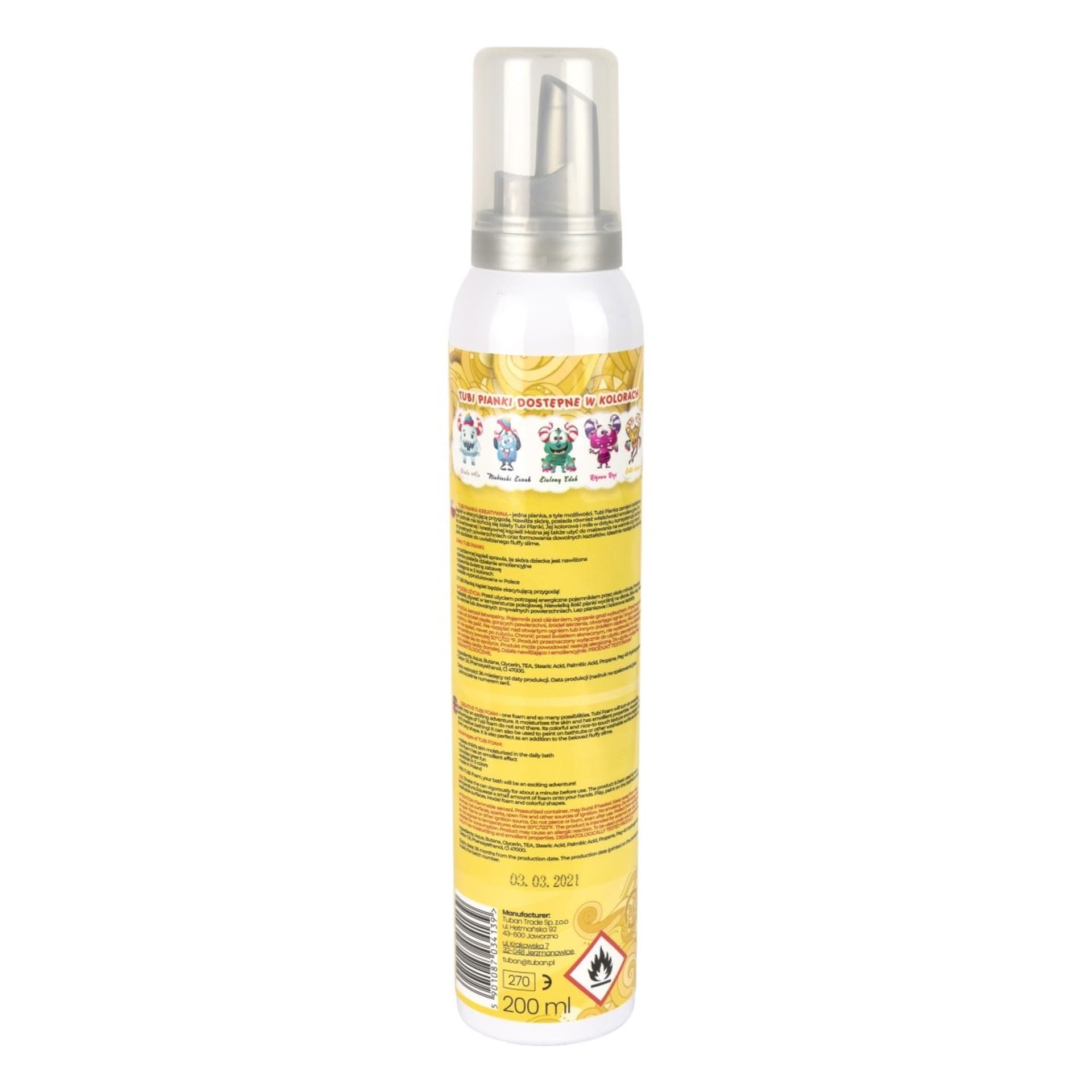

Tubi Pianka - Żółta Krysia 200 ml