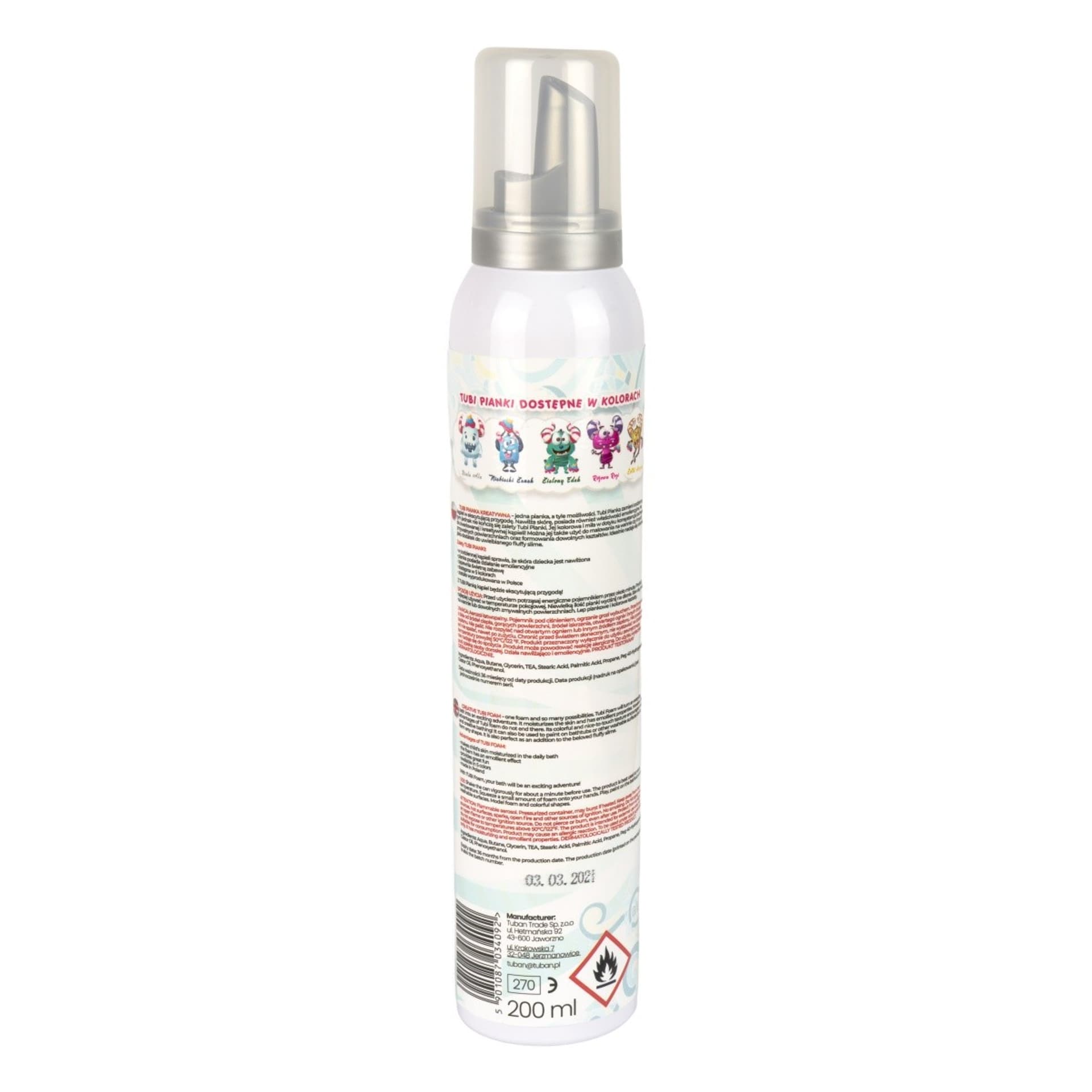 

Tubi Pianka - Biała Ala 200 ml