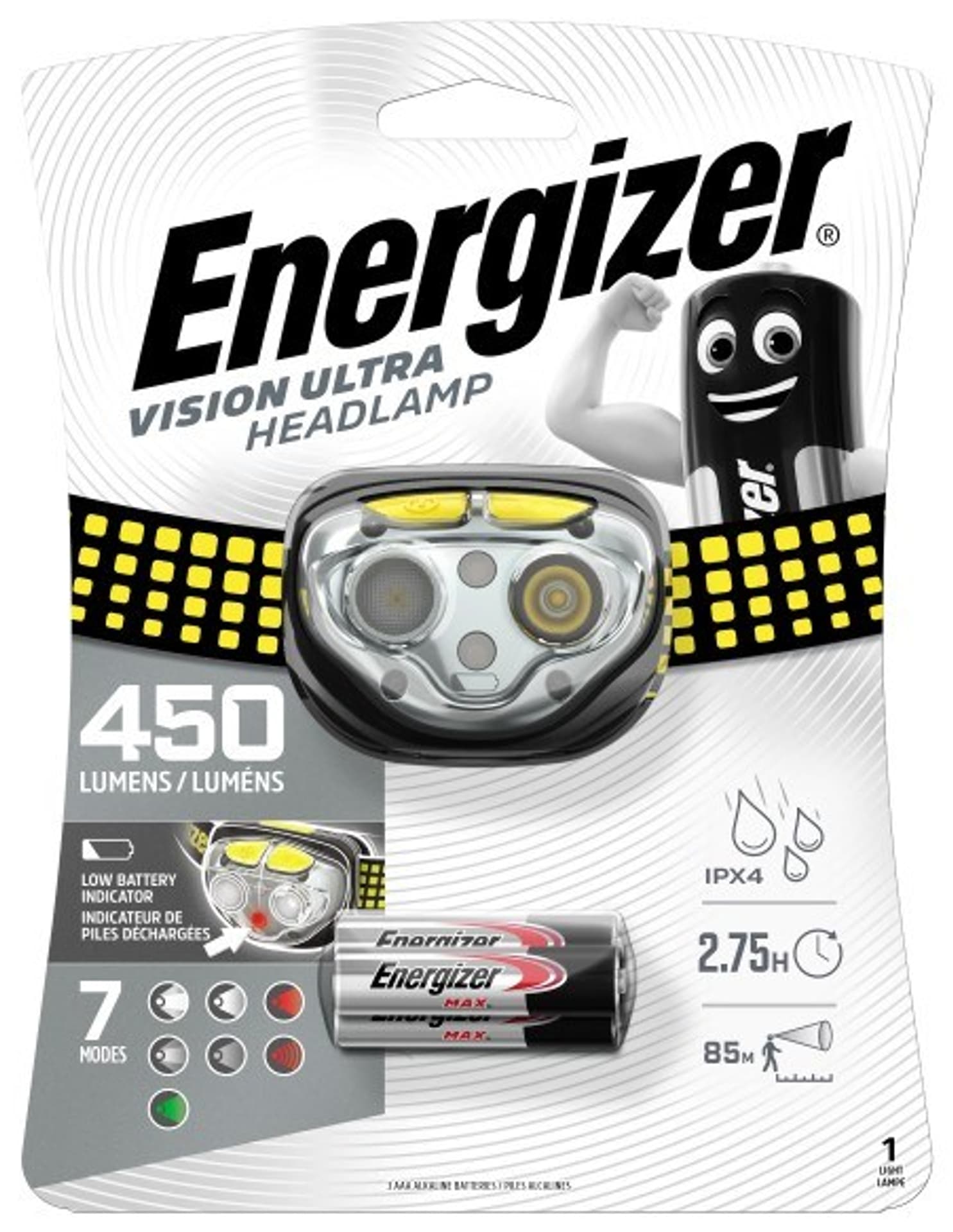 

LATARKA ENERGIZER HEADLIGHT VISION ULTRA HEADLIGHT 3AAA 450 lm