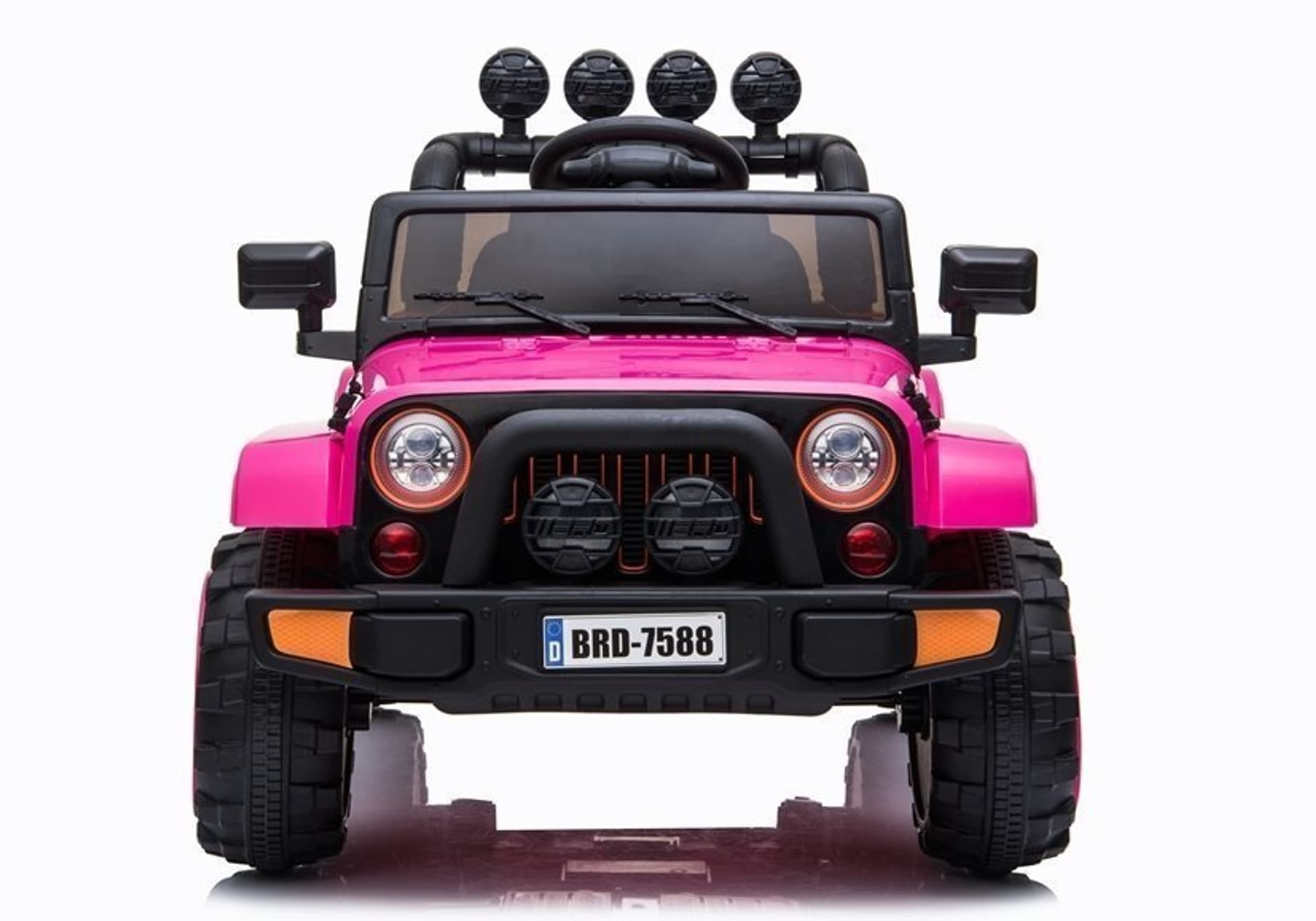 

Auto na Akumulator Jeep BRD-7588 Różowy 4x4