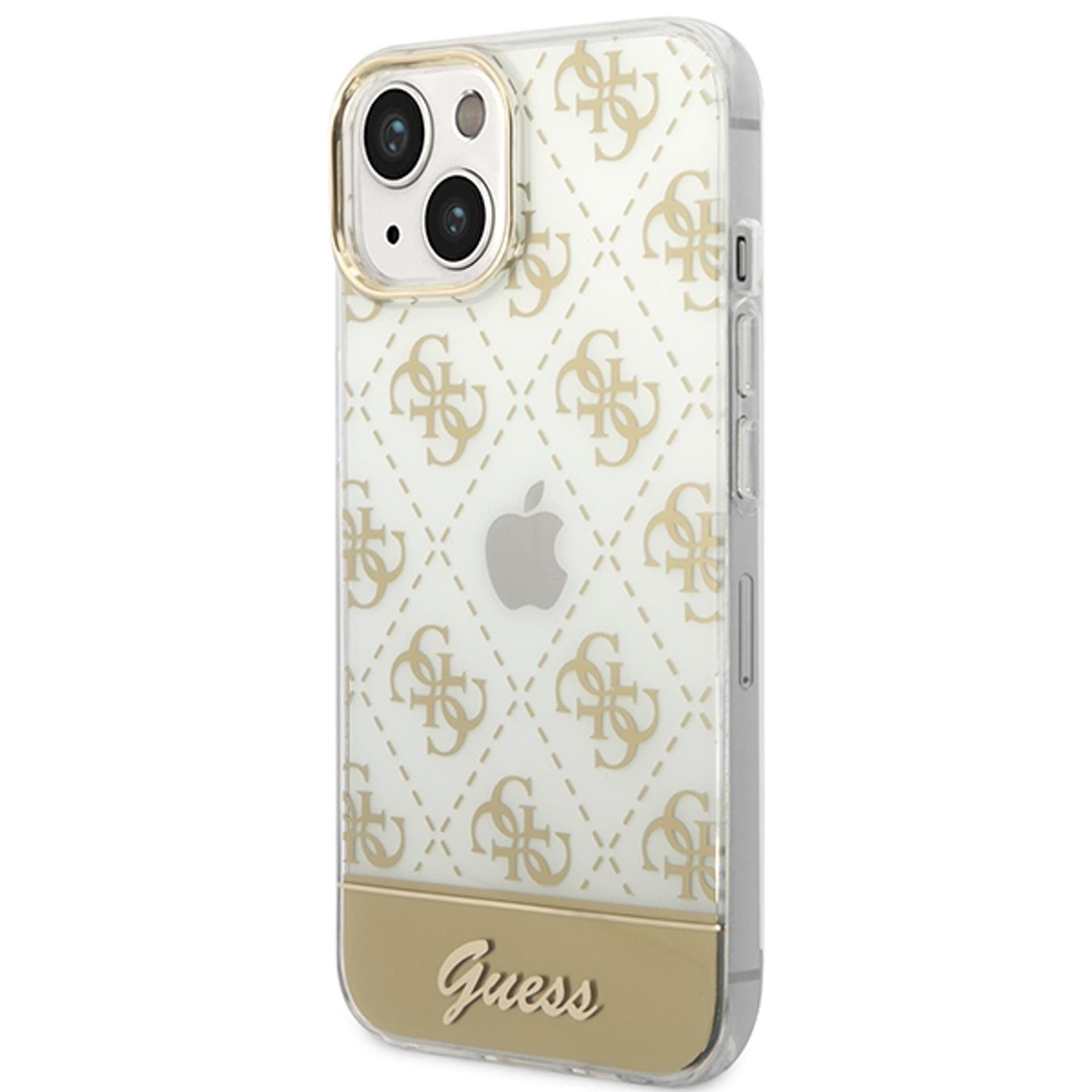 

Guess GUHCP14SHG4MHG iPhone 14 6,1" złoty/gold hardcase 4G Pattern Script