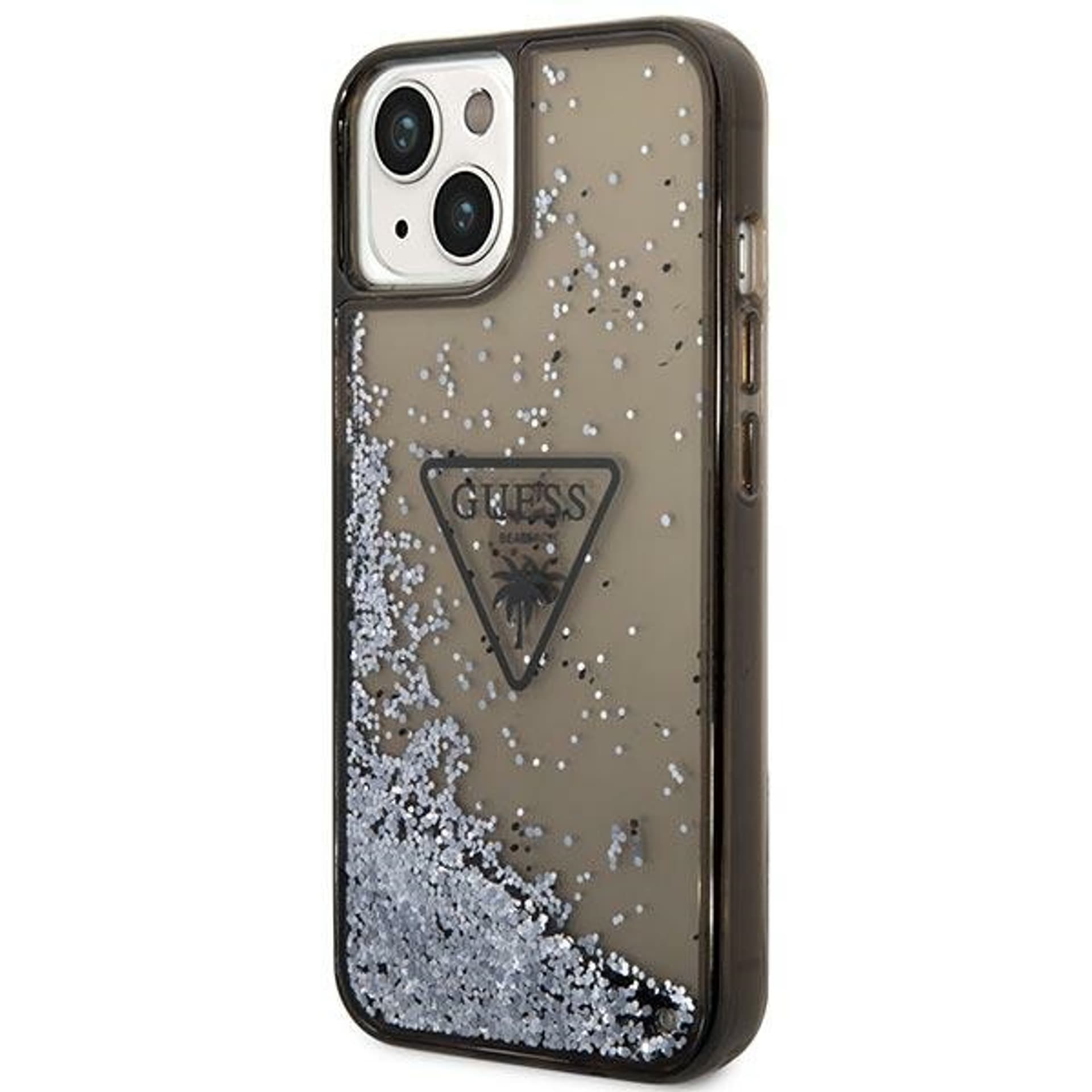 

Guess GUHCP14MLFCTPK iPhone 14 Plus 6,7" czarny/black hardcase Liquid Glitter Palm Collection