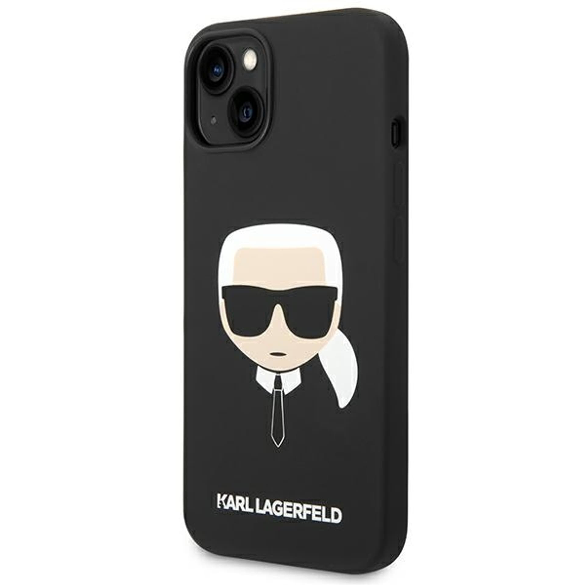 

Karl Lagerfeld KLHCP14MSLKHBK iPhone 14 Plus 6,7" hardcase czarny/black Silicone Karl`s Head