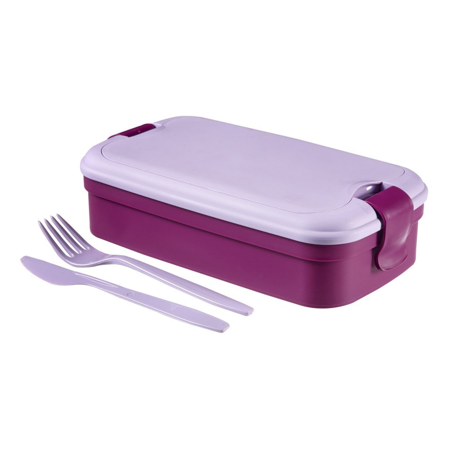 

Pojemnik ze sztućcami Curver Lunch&Go fioletowy