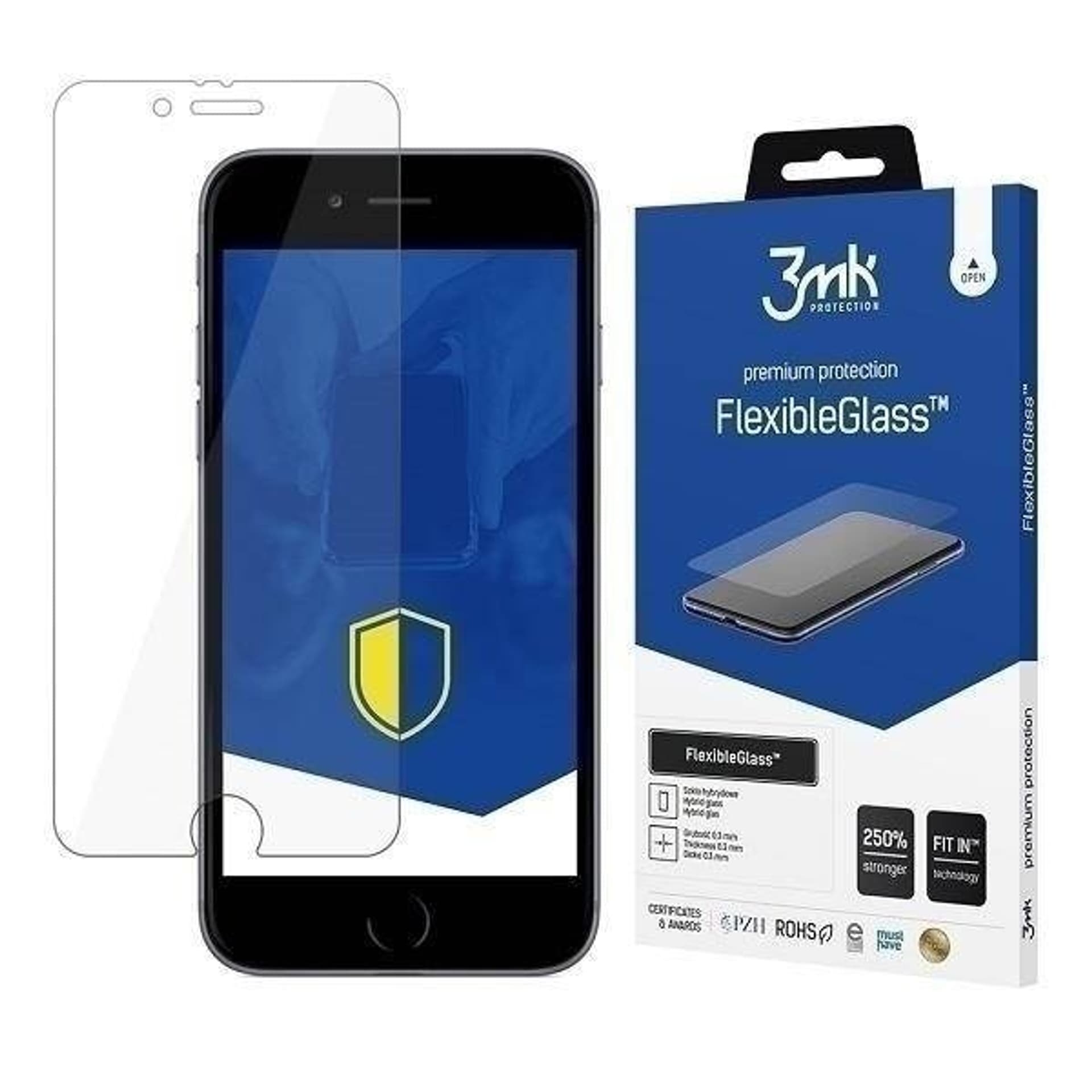 

3MK FlexibleGlass iPhone SE 2020/ SE 2022 Szkło Hybrydowe