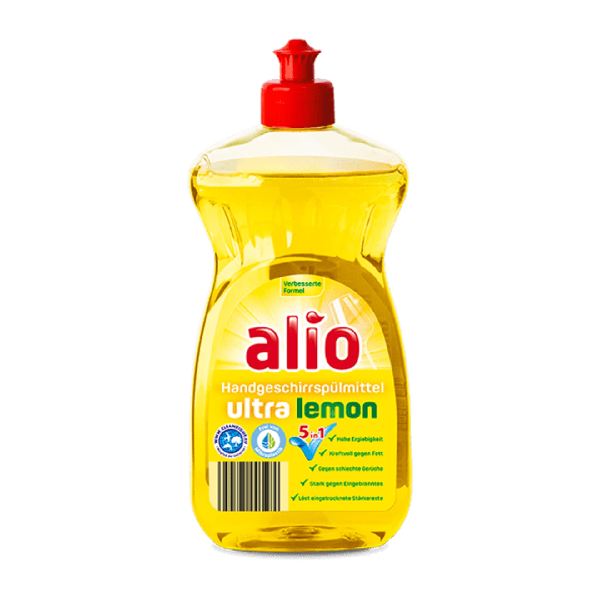 

Alio 5 w 1 Płyn do Naczyń Ultra Lemon 500 ml