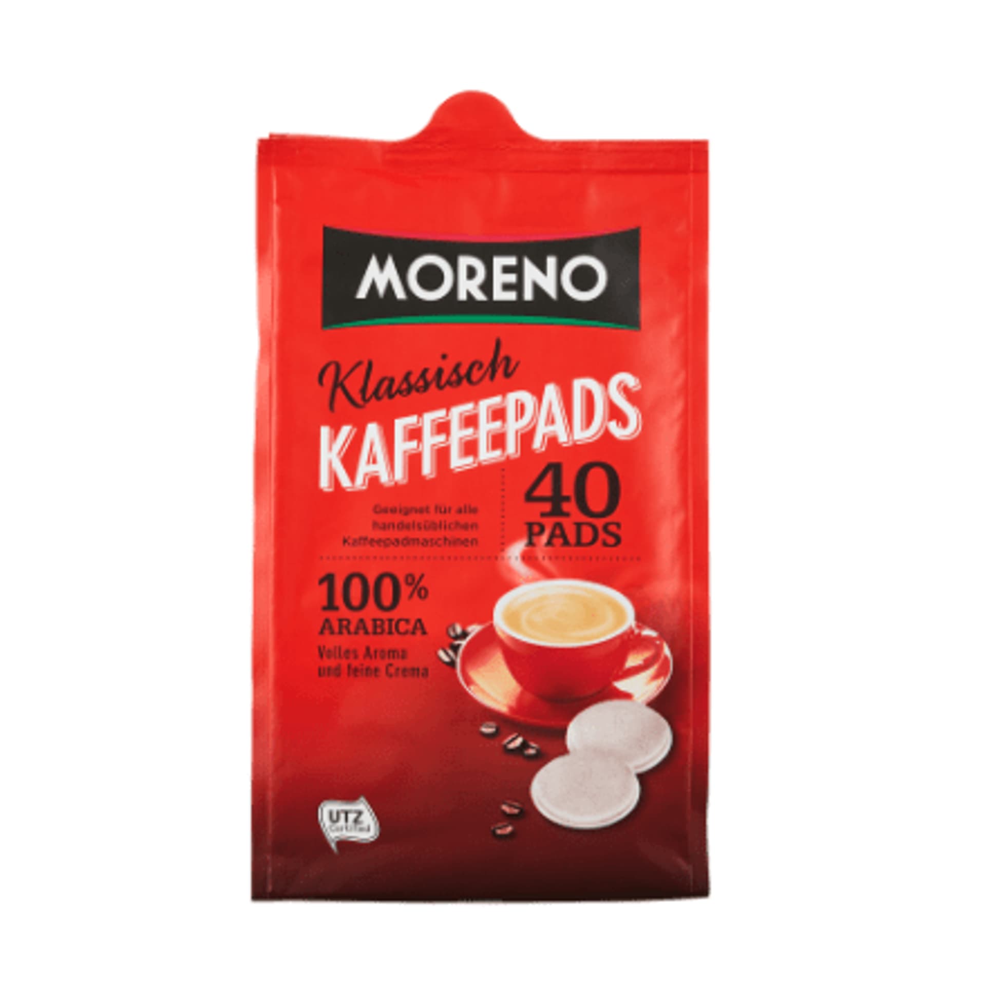 

Moreno Klassisch Kawa w Padach 40 szt.