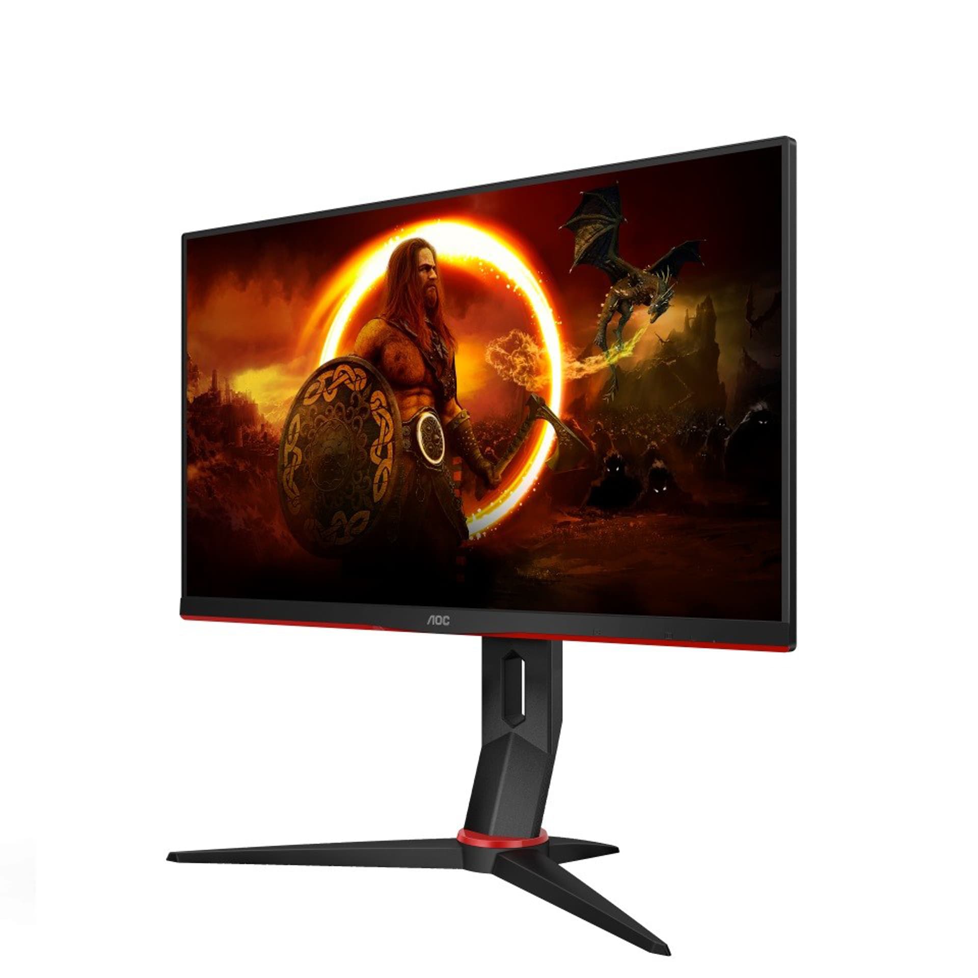 

Monitor AOC 23.8" 1920 x 1080 24G2SPU/BK Czarno-czerwony