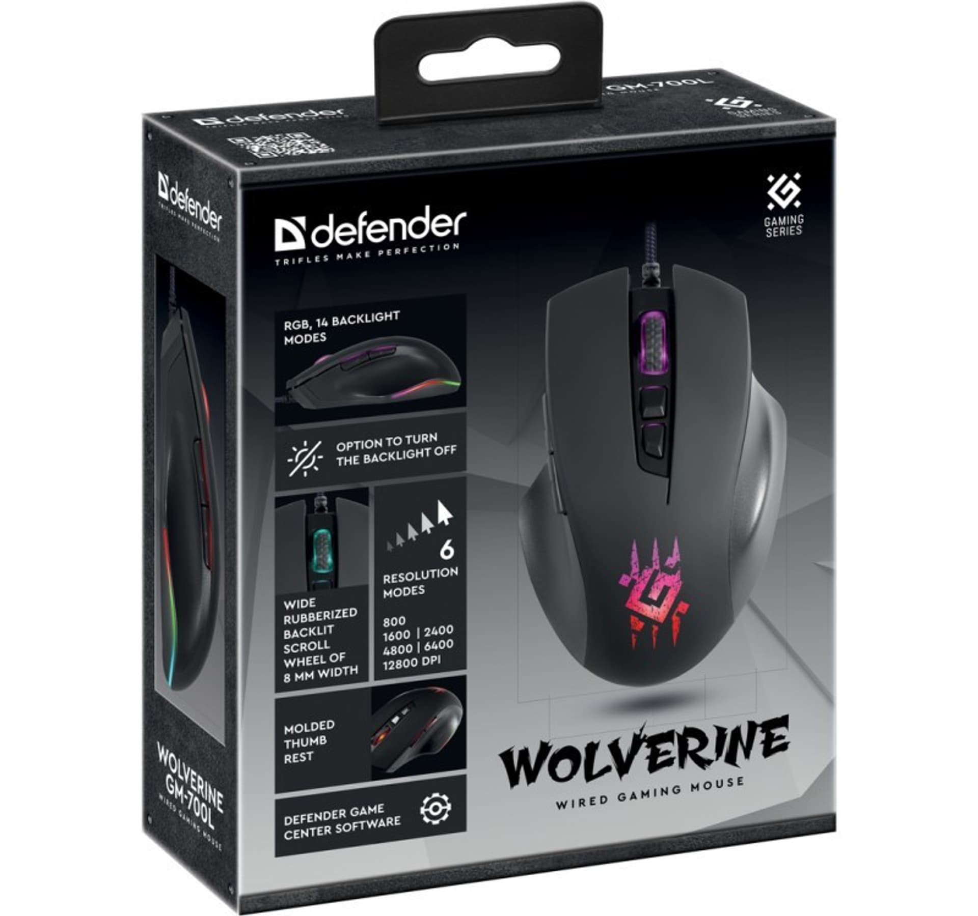 

Mysz Przewodowe DEFENDER 52700