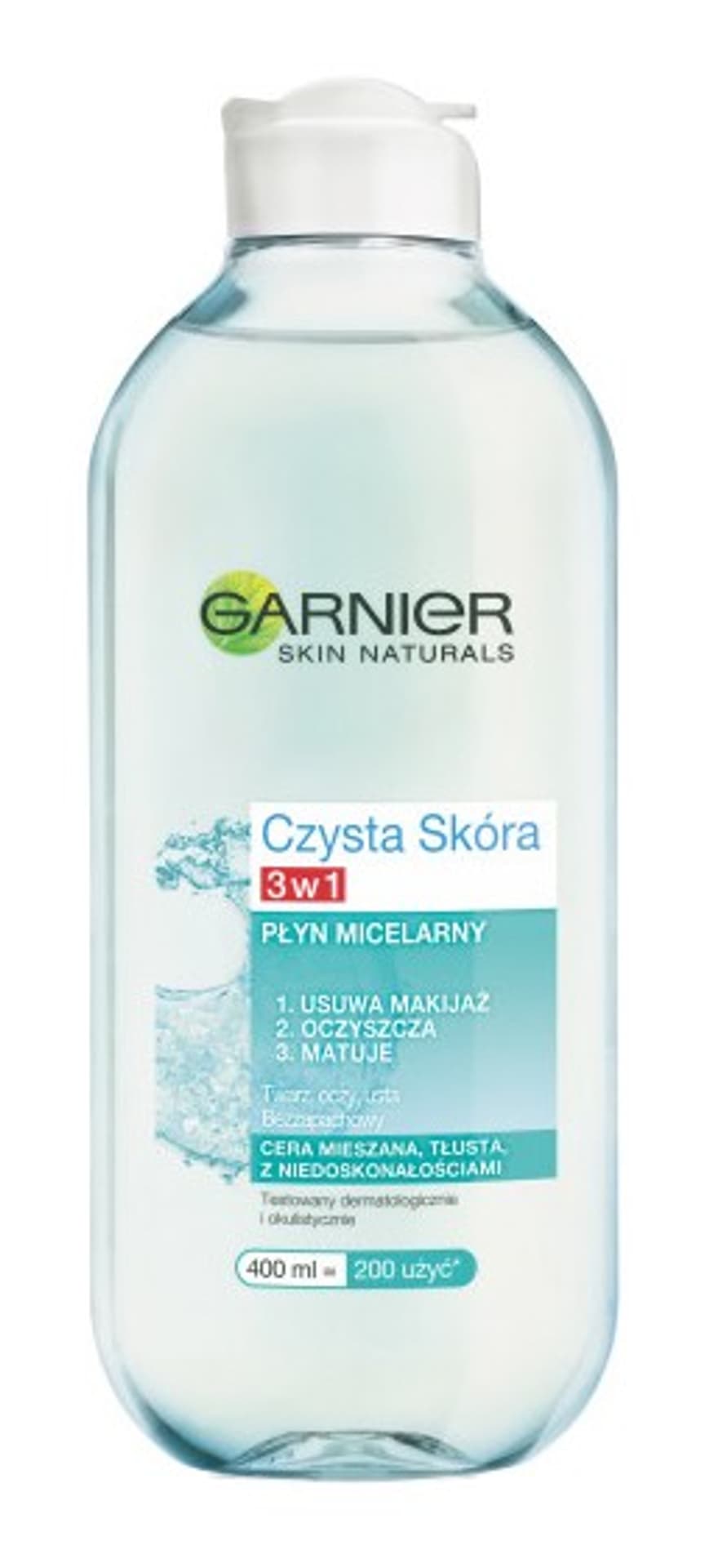 

Garnier Czysta Skóra Płyn micelarny 3w1 400ml