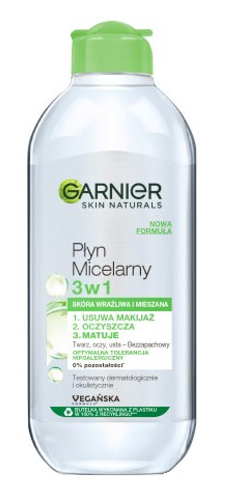 

Garnier Essentials Płyn micelarny do cery normalnej i mieszanej 3w1 400ml