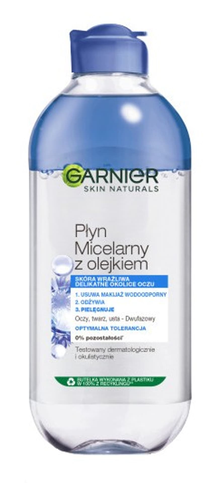 

Garnier Skin Naturals Płyn micelarny pielęgnujący dwufazowy z bławatkiem 400ml