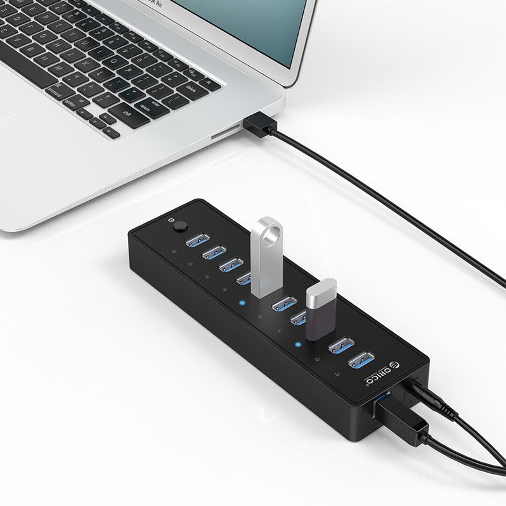 

Adapter Hub 10w1 Orico 10x USB 3.0