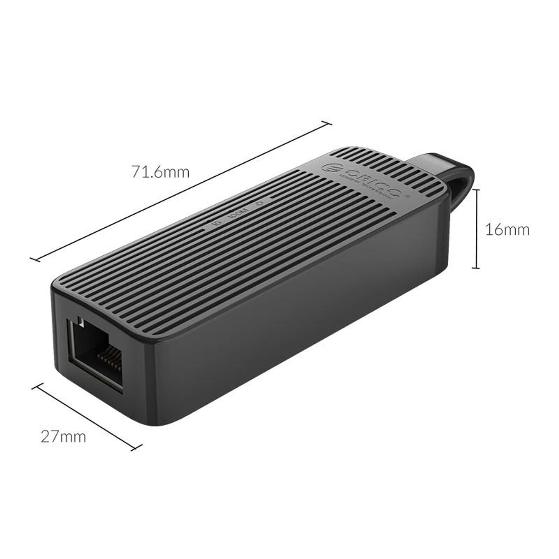 

ORICO Adapter sieciowy USB do RJ45 (czarny)