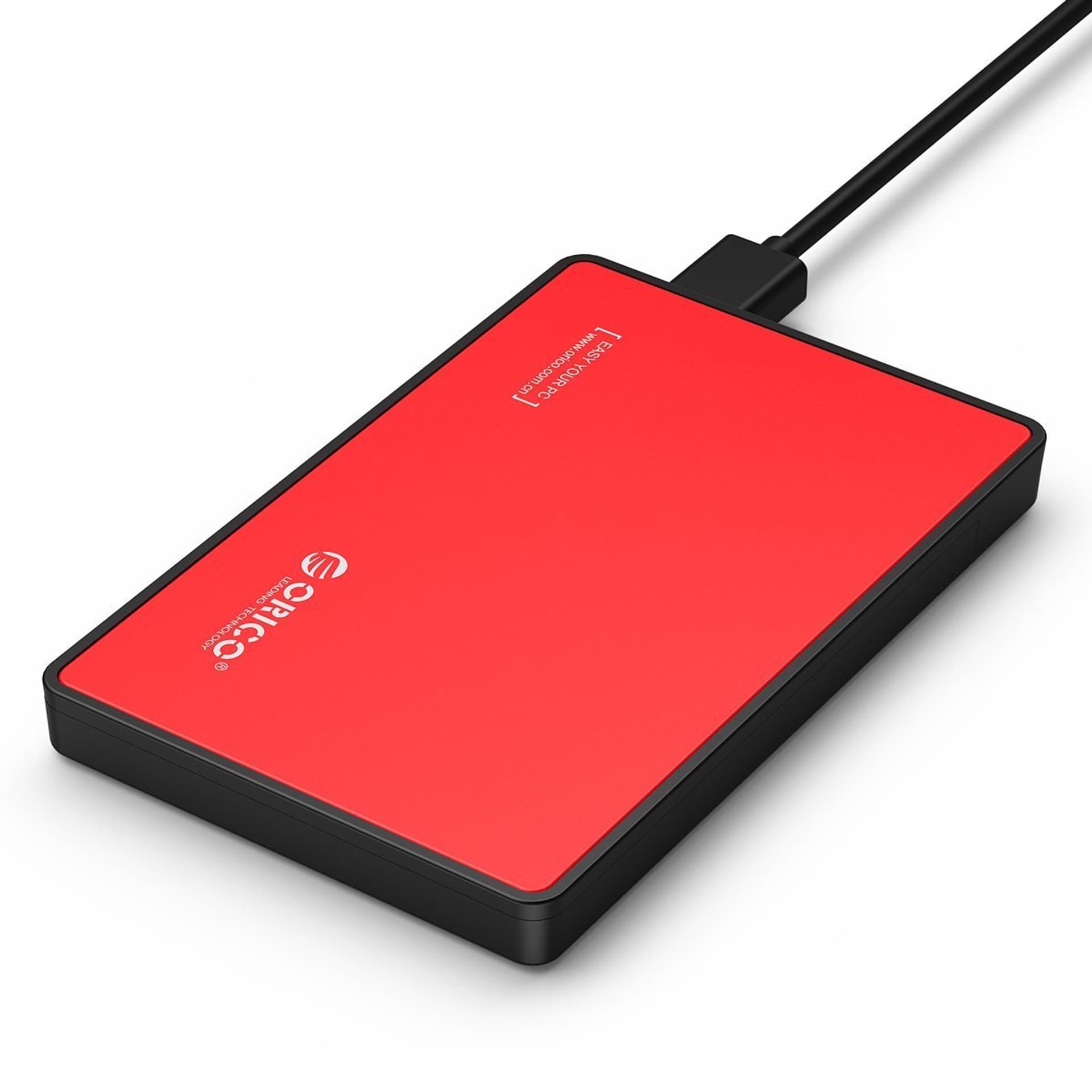 

Obudowa zewnętrzna dysku Orico SSD/HDD 2.5", SATA III (czerwona)
