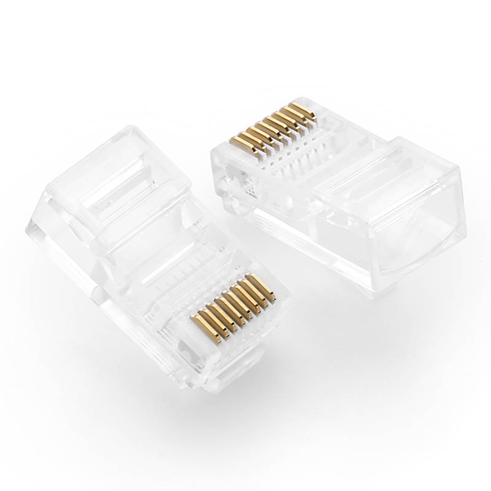 

Wtyczka RJ45 UGREEN NW110 Ethernet, 8P/8C, Cat.5/5e, UTP (100szt)