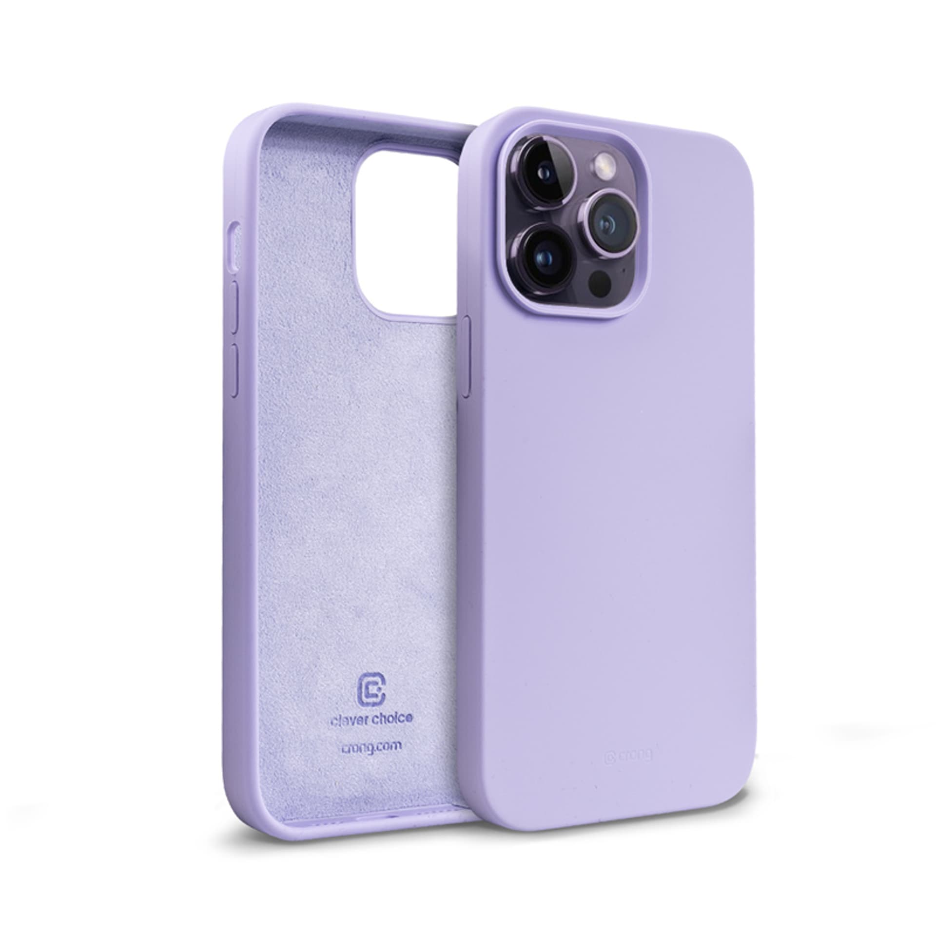 

Crong Color Cover - Etui iPhone 14 Pro (fioletowy)