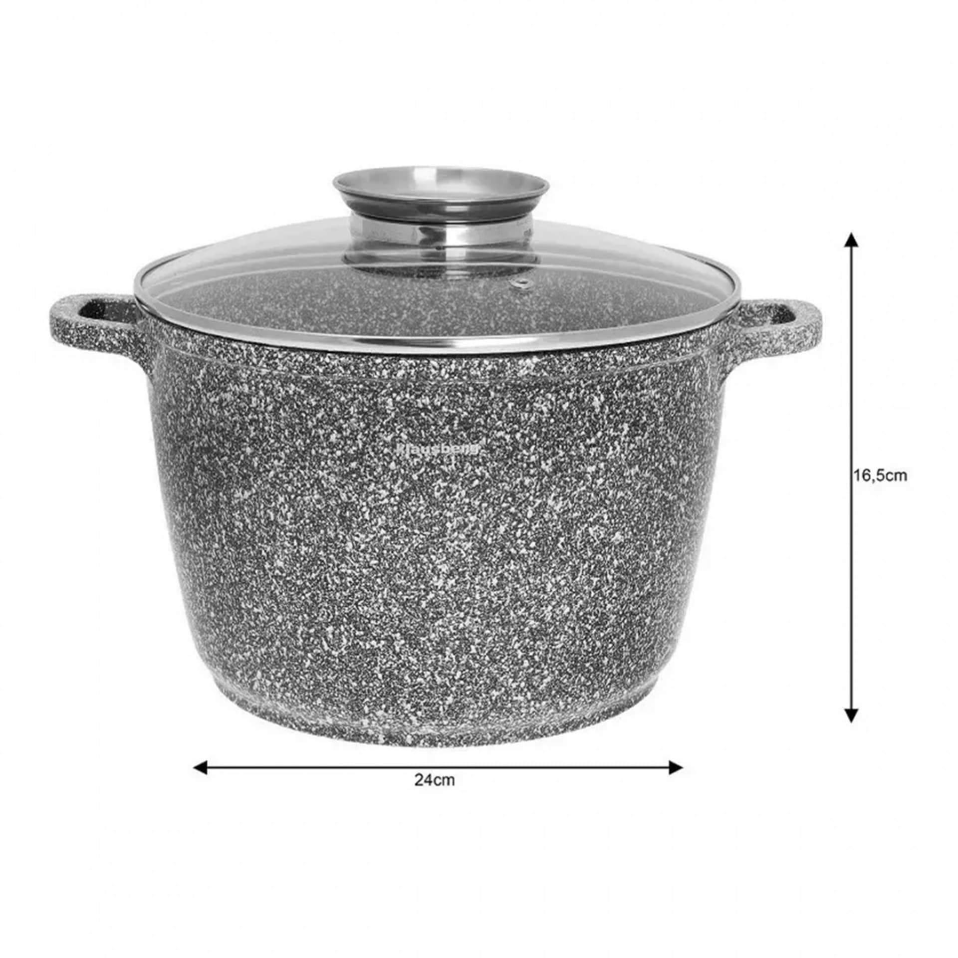 

GARNEK MARMURKOWY 6,2L 24cm KLAUSBERG KB-7525