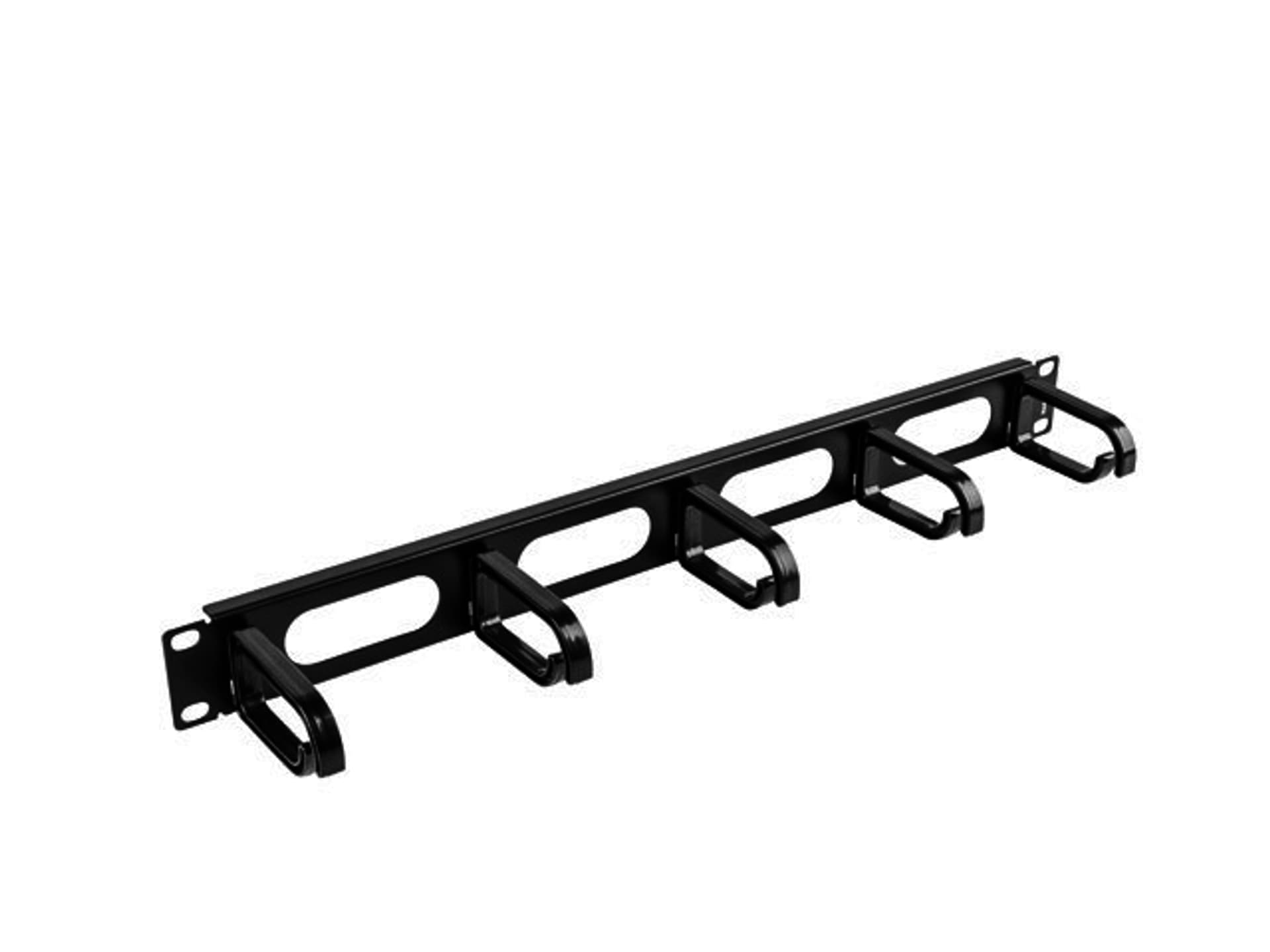

Organizer kabli 19 1U z 5 uchwytami - typ B czarny AK-1205-B