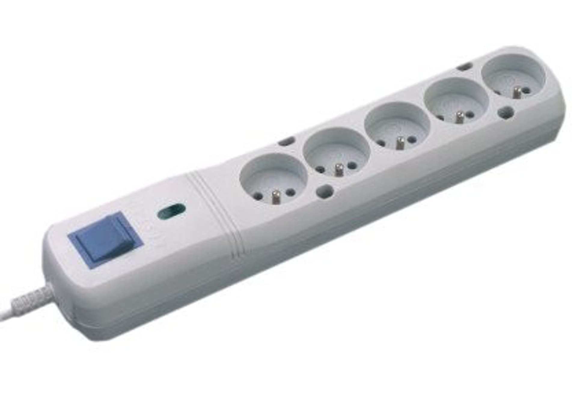 

Listwa przeciwprzepięciowa LV-530W, 1L, 1.5m, szara