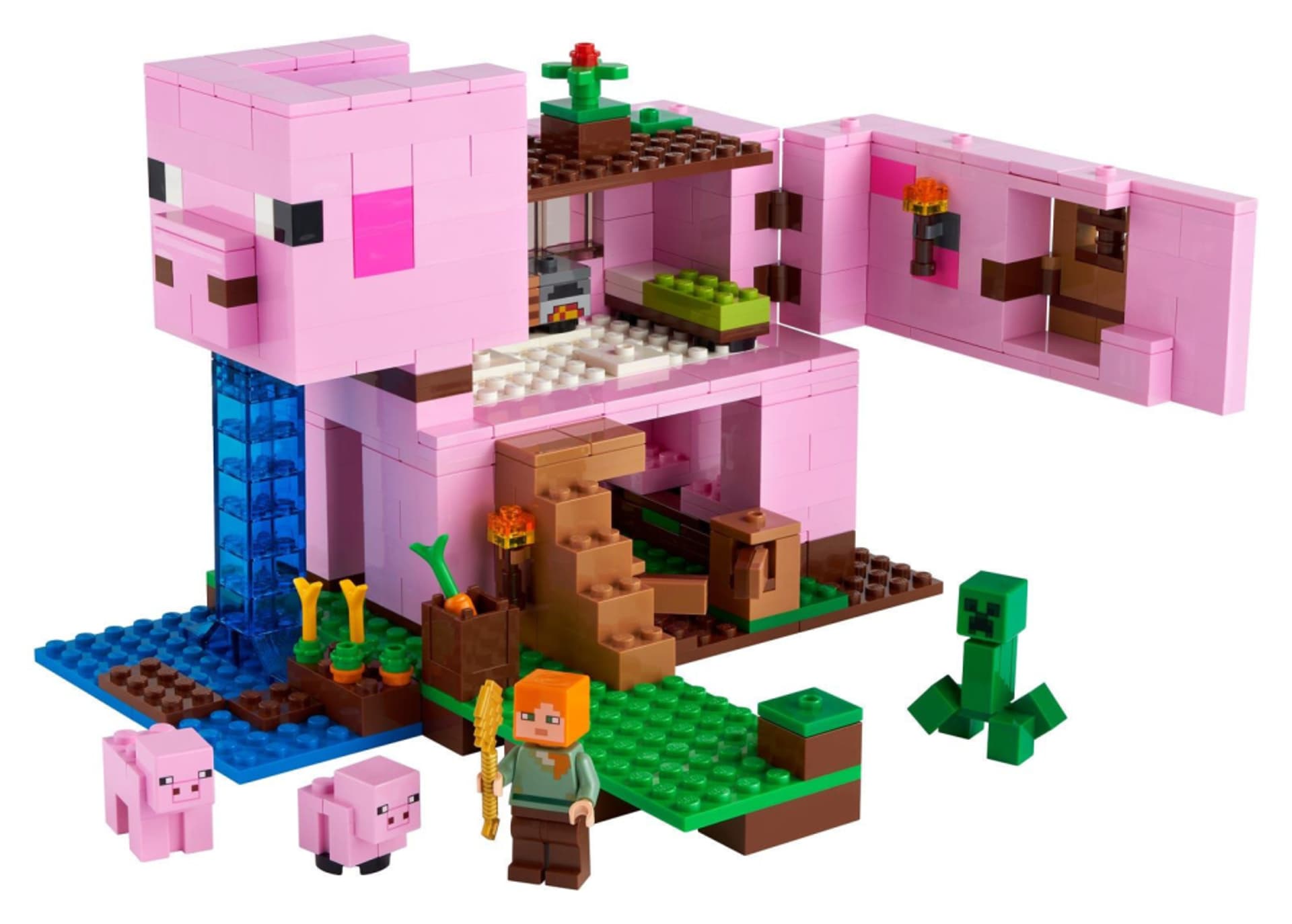 

Lego Minecraft 21170 Klocki Dom w kształcie świni