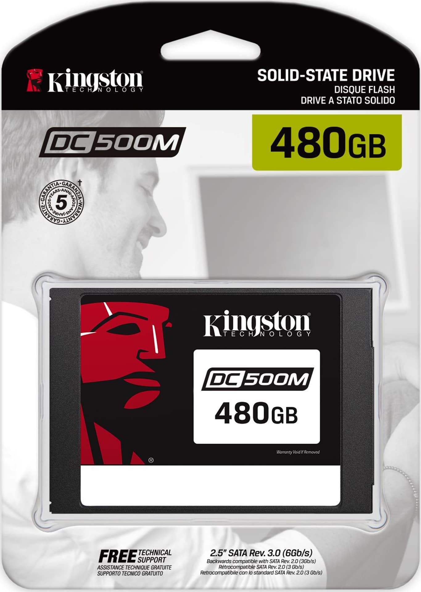 

Dysk SSD KINGSTON 2.5″ 480 GB SATA III (6 Gb/s) 555MB/s 520MS/s