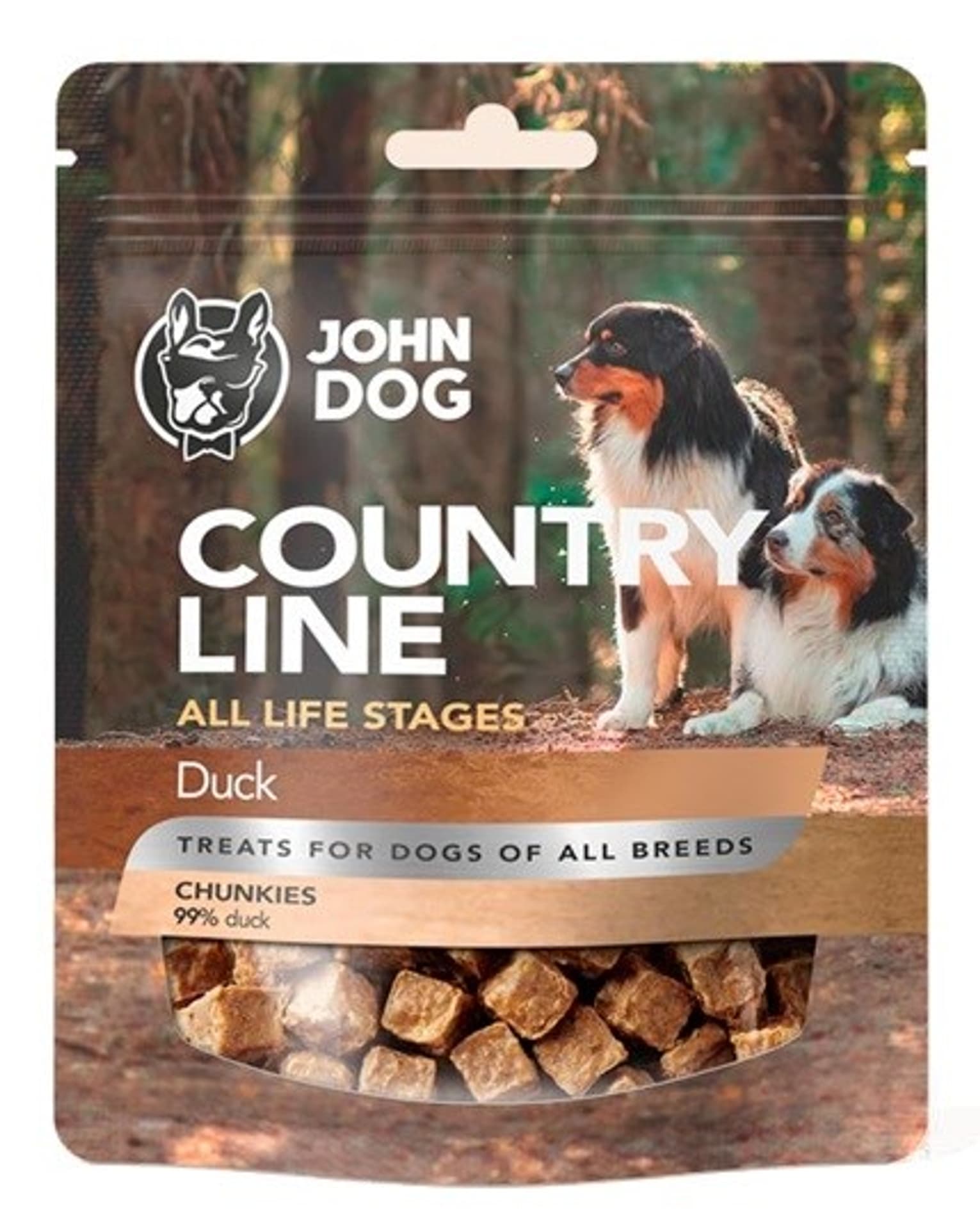 

JOHN DOG przysmak Chunkies kaczka100g