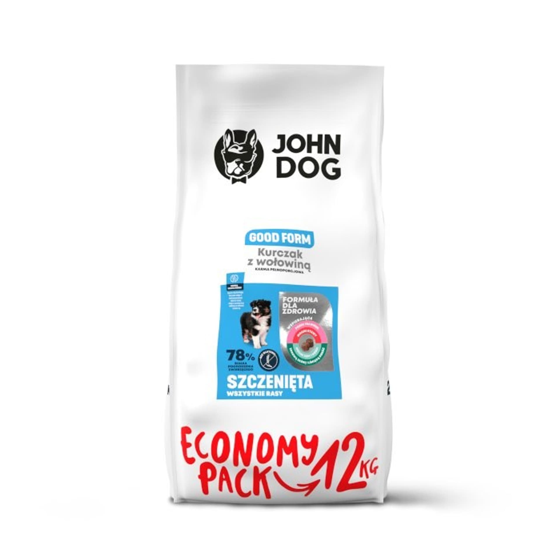 

John Dog GOOD Puppy kurczak z wołowiną12 kg