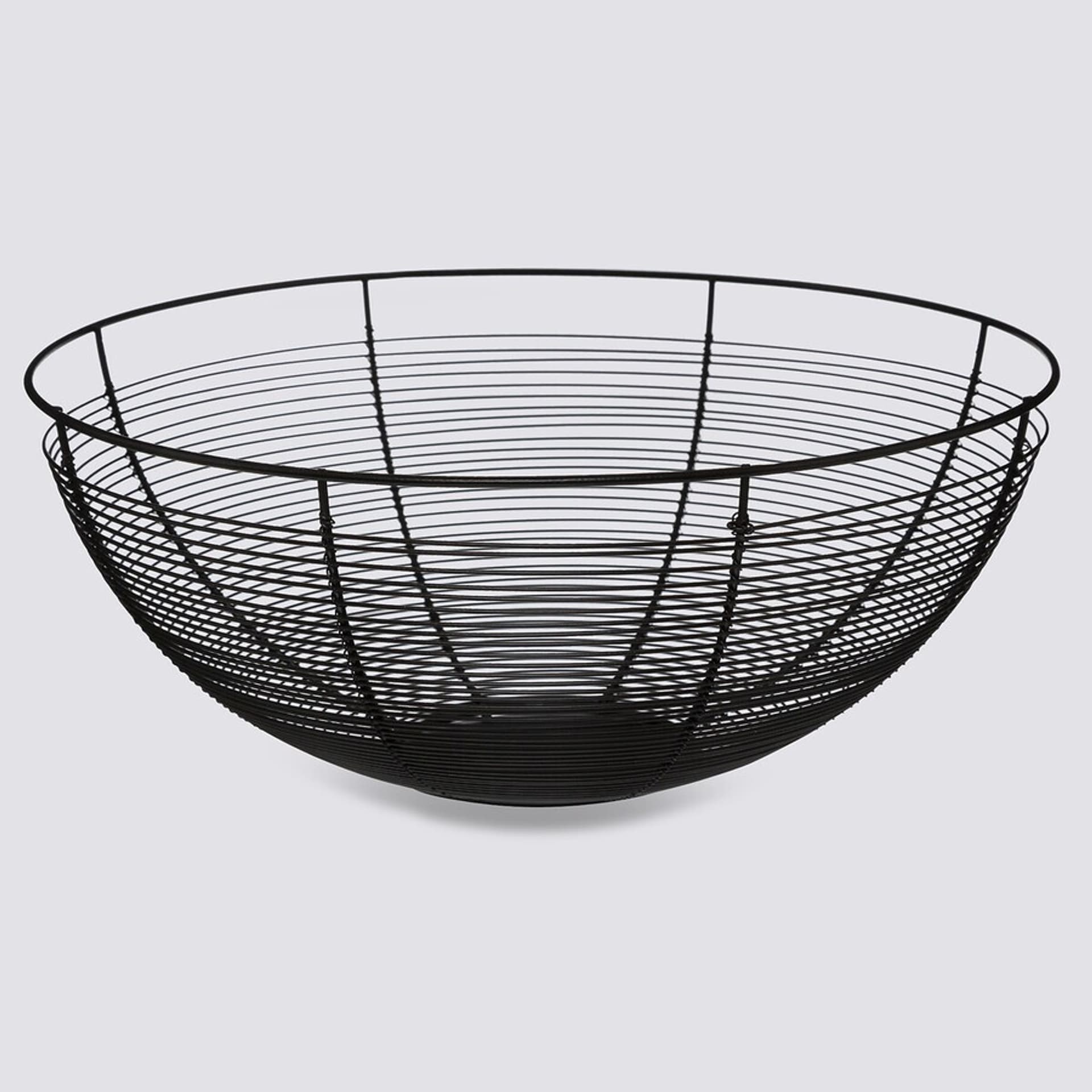 

Metalowy kosz na owoce czarny 32 cm