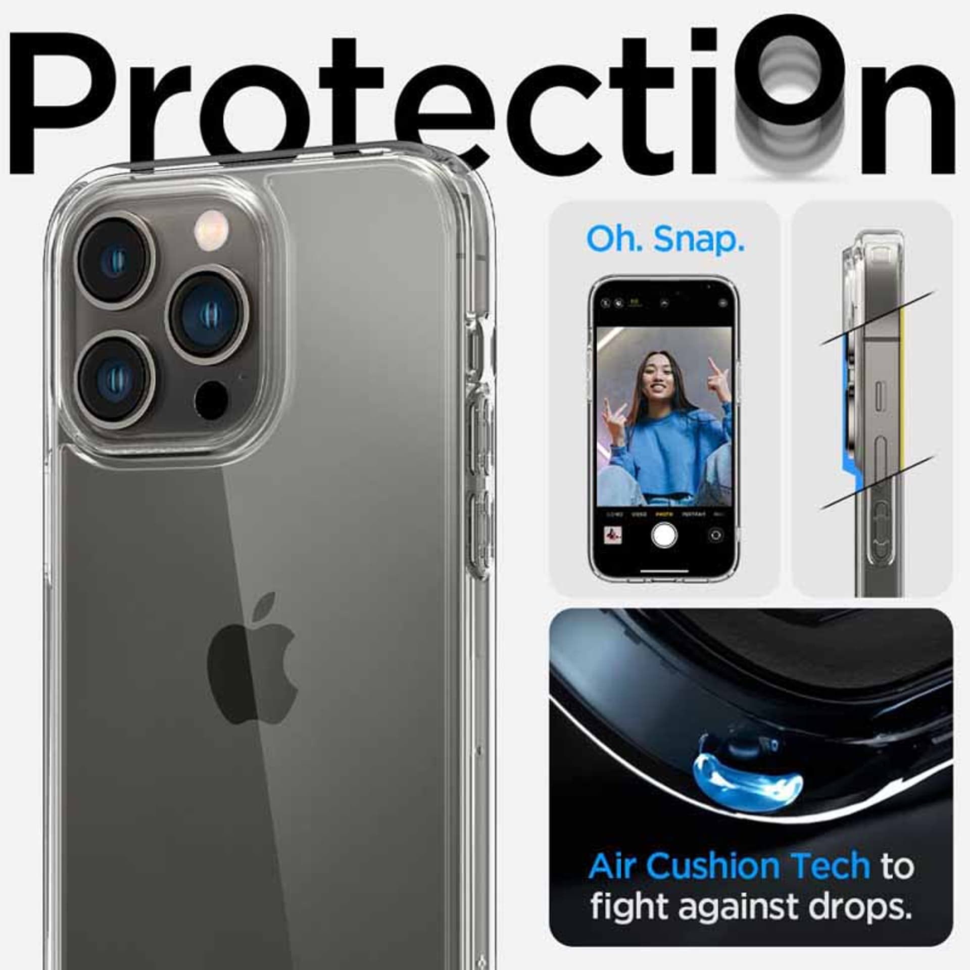 

Spigen Ultra Hybrid iPhone 14 Pro przezroczysty/crystal clear ACS04960